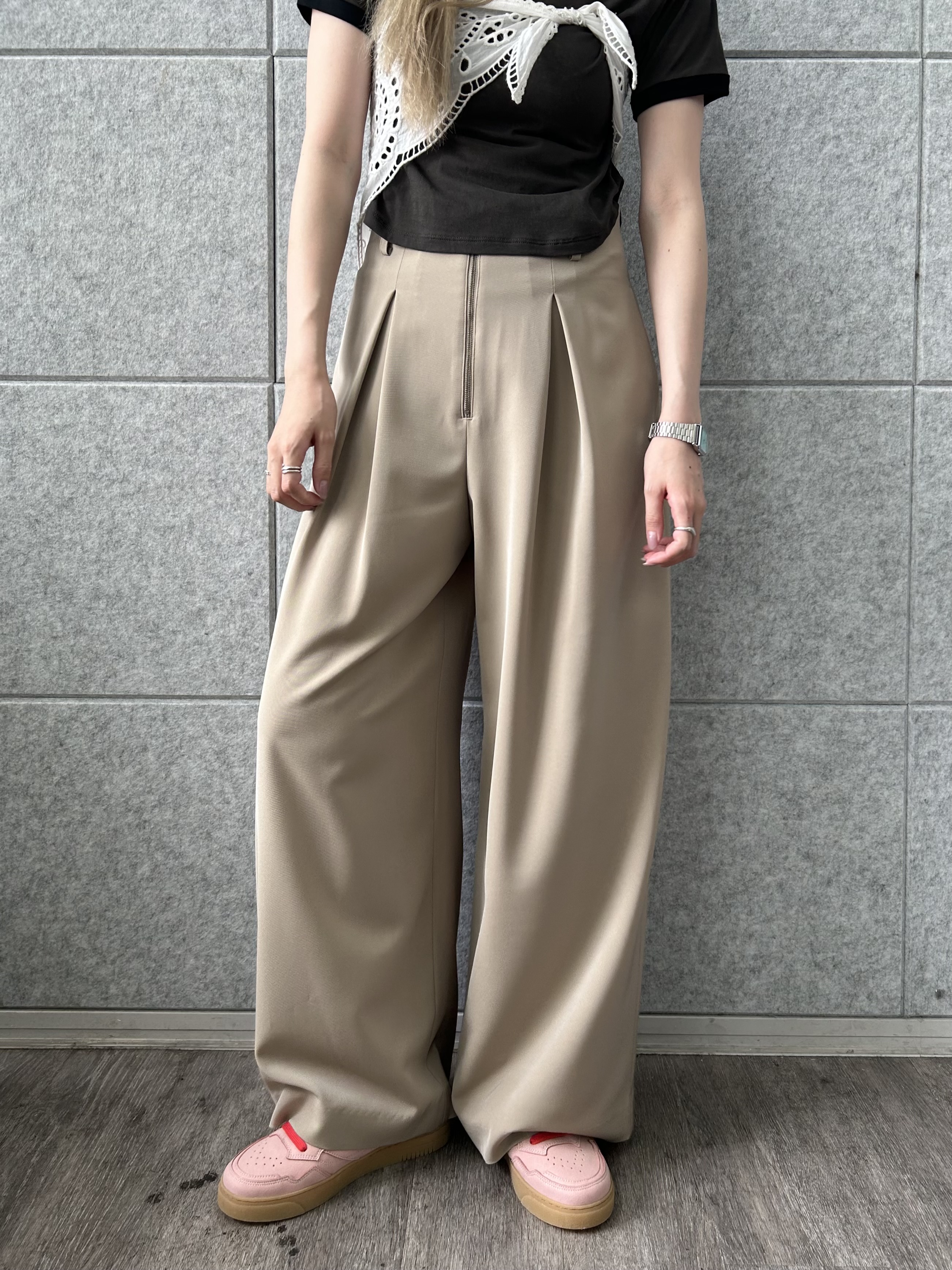 honoka Aさんの「CODE A｜sheer ringer tee」を使ったコーディネート