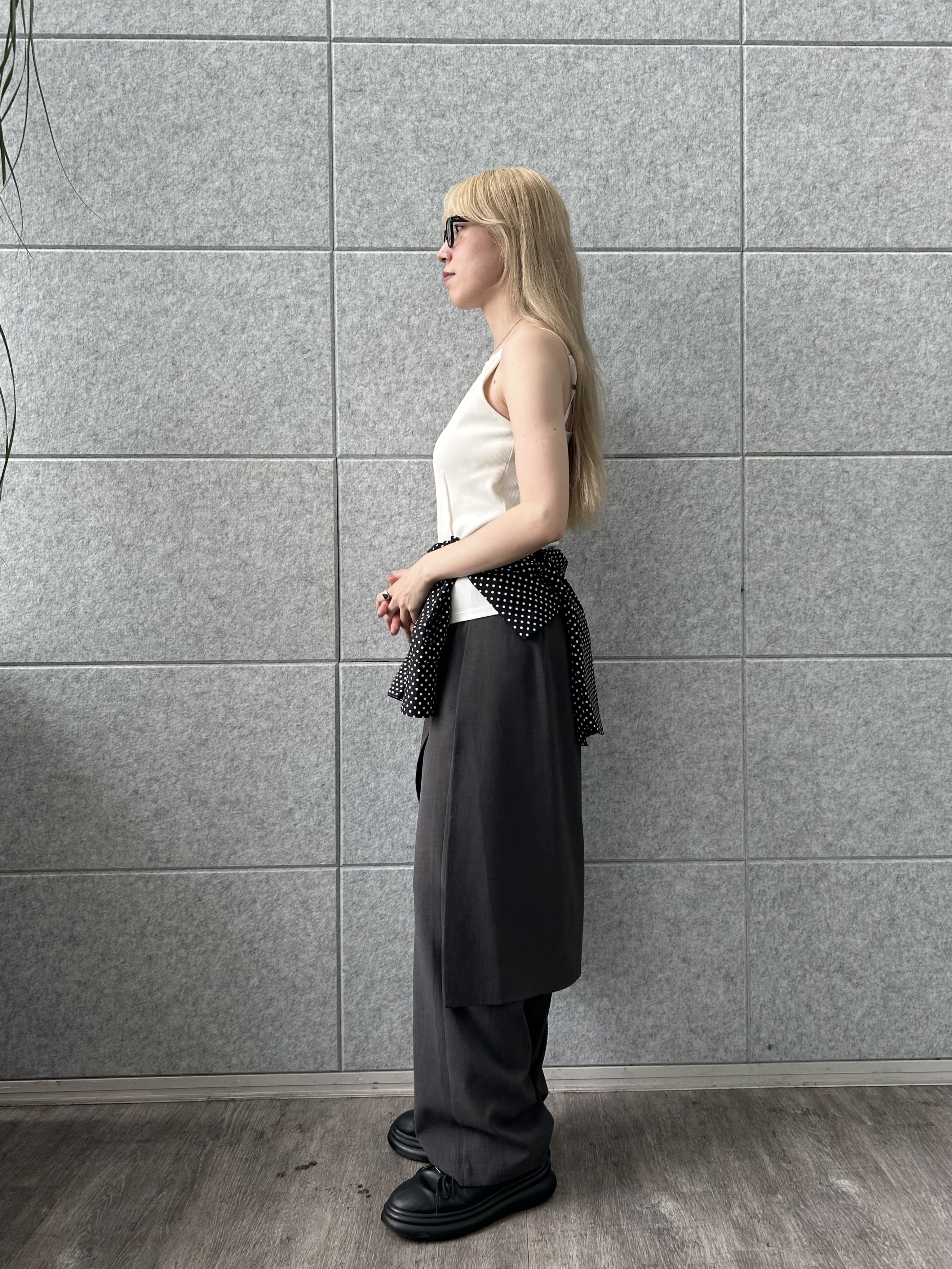 honoka Aさんの「CODE A｜【Cup-in】edge line camisole」を使ったコーディネート