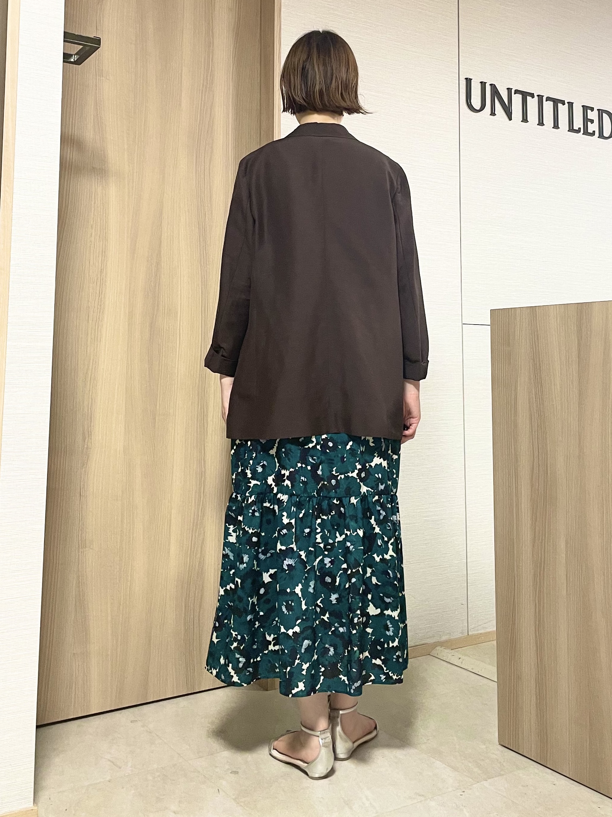 aliceさんの「UNTITLED｜【花柄/着映え】フラワープリントワンピース」を使ったコーディネート