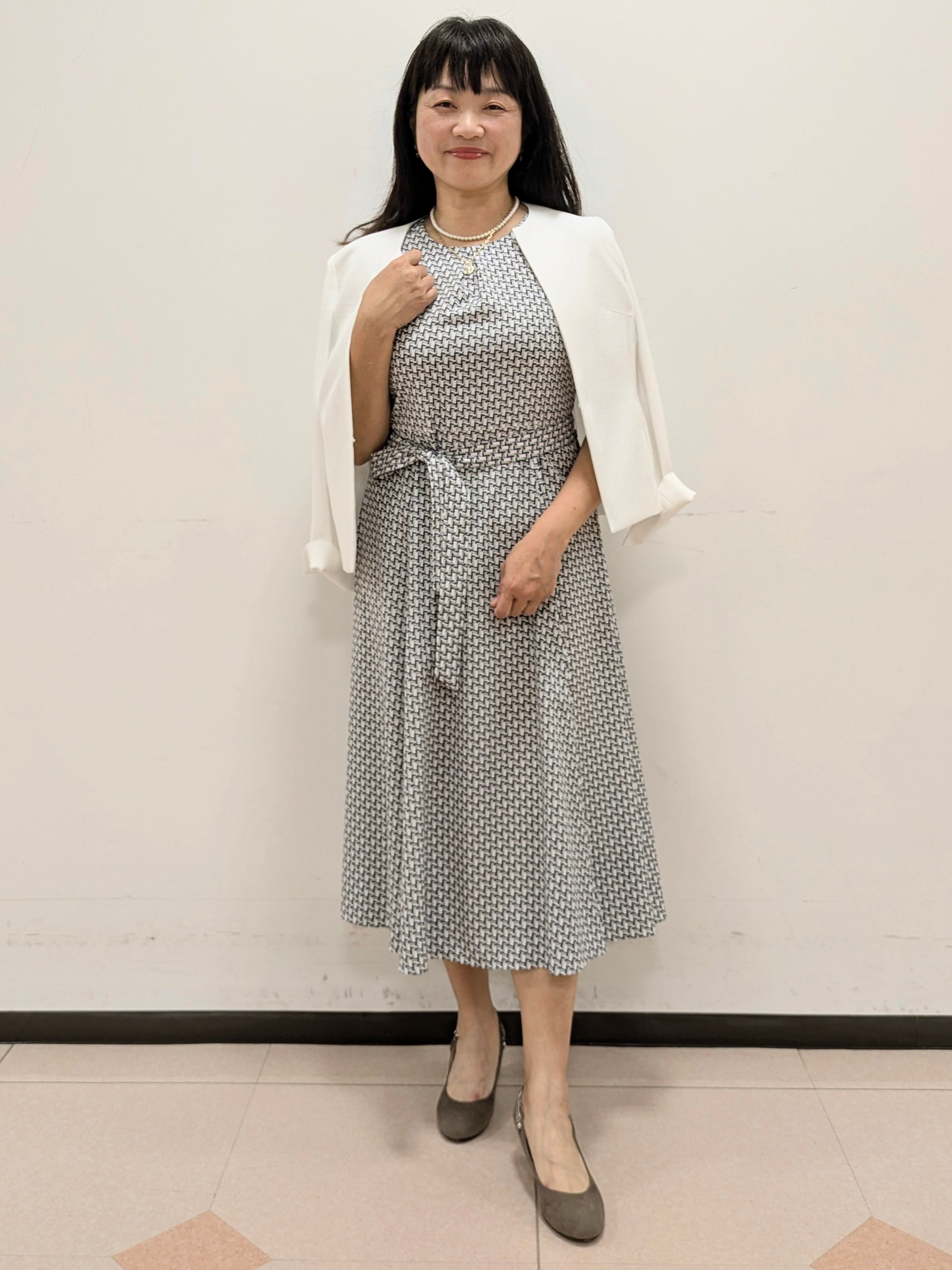ともさんの「UNTITLED｜【清涼感/洗える】ミニマルシルエットジャケット」を使ったコーディネート