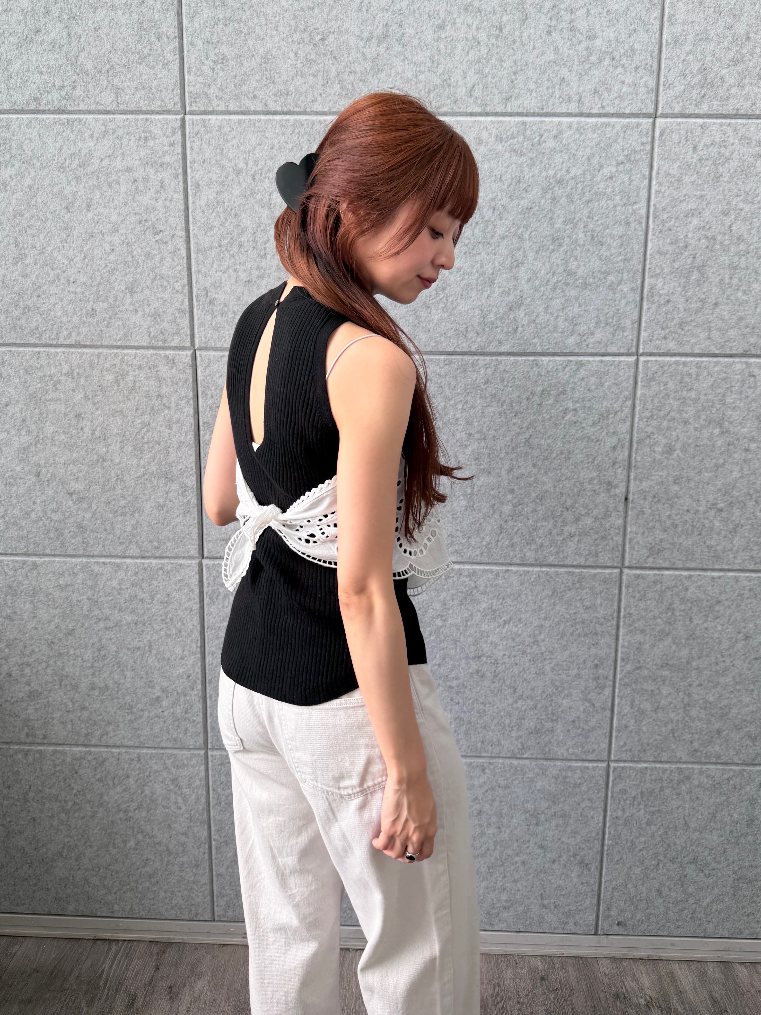kanamiさんの「CODE A｜rib highneck pullover」を使ったコーディネート