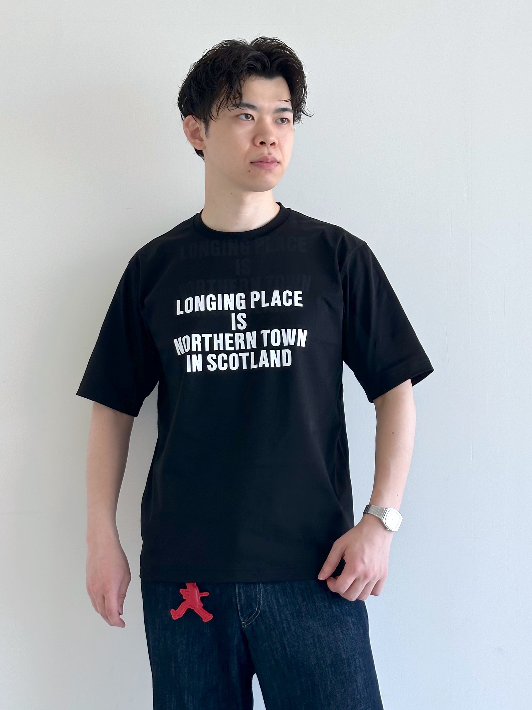 イッシーさんの「TAKEO KIKUCHI｜【BOWLER HAT LABEL】ビリケンさんプリント 半袖シャツ」を使ったコーディネート