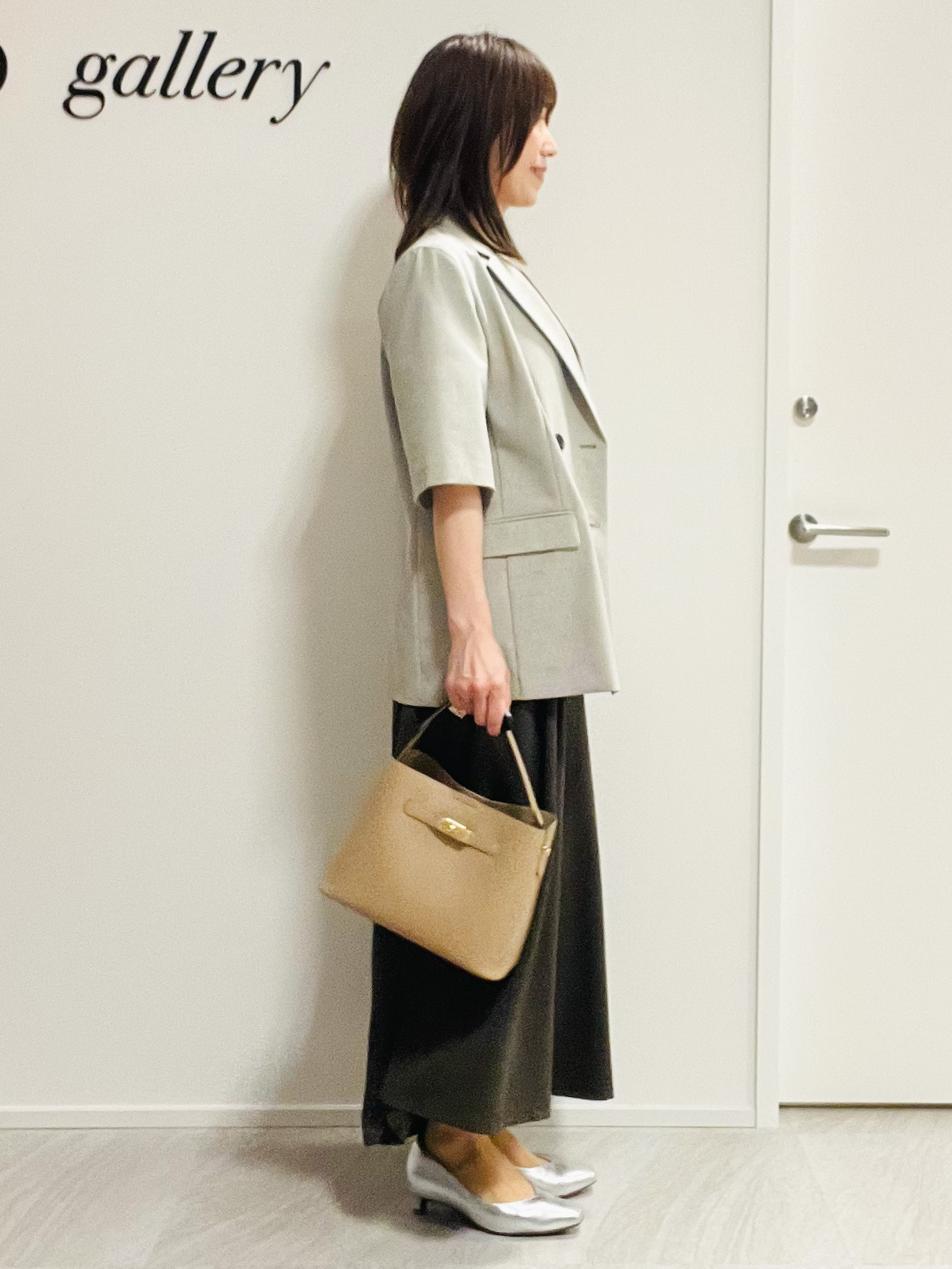 めいさんの「UNTITLED｜【セットアップ可/UVカット/前後2WAY】リラクシーフレンチスリーブブラウス」を使ったコーディネート
