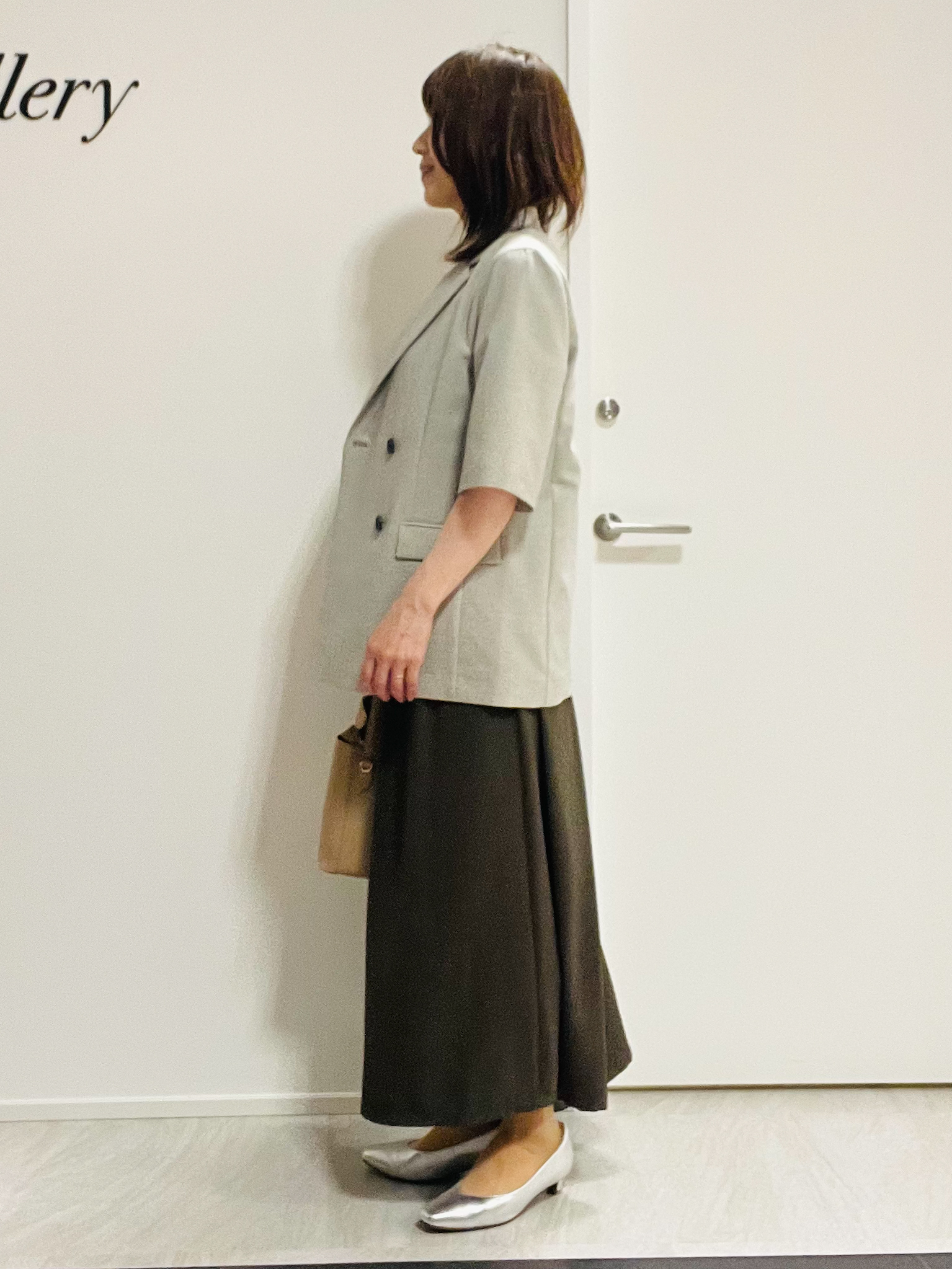 めいさんの「UNTITLED｜【セットアップ可/UVカット/前後2WAY】リラクシーフレンチスリーブブラウス」を使ったコーディネート