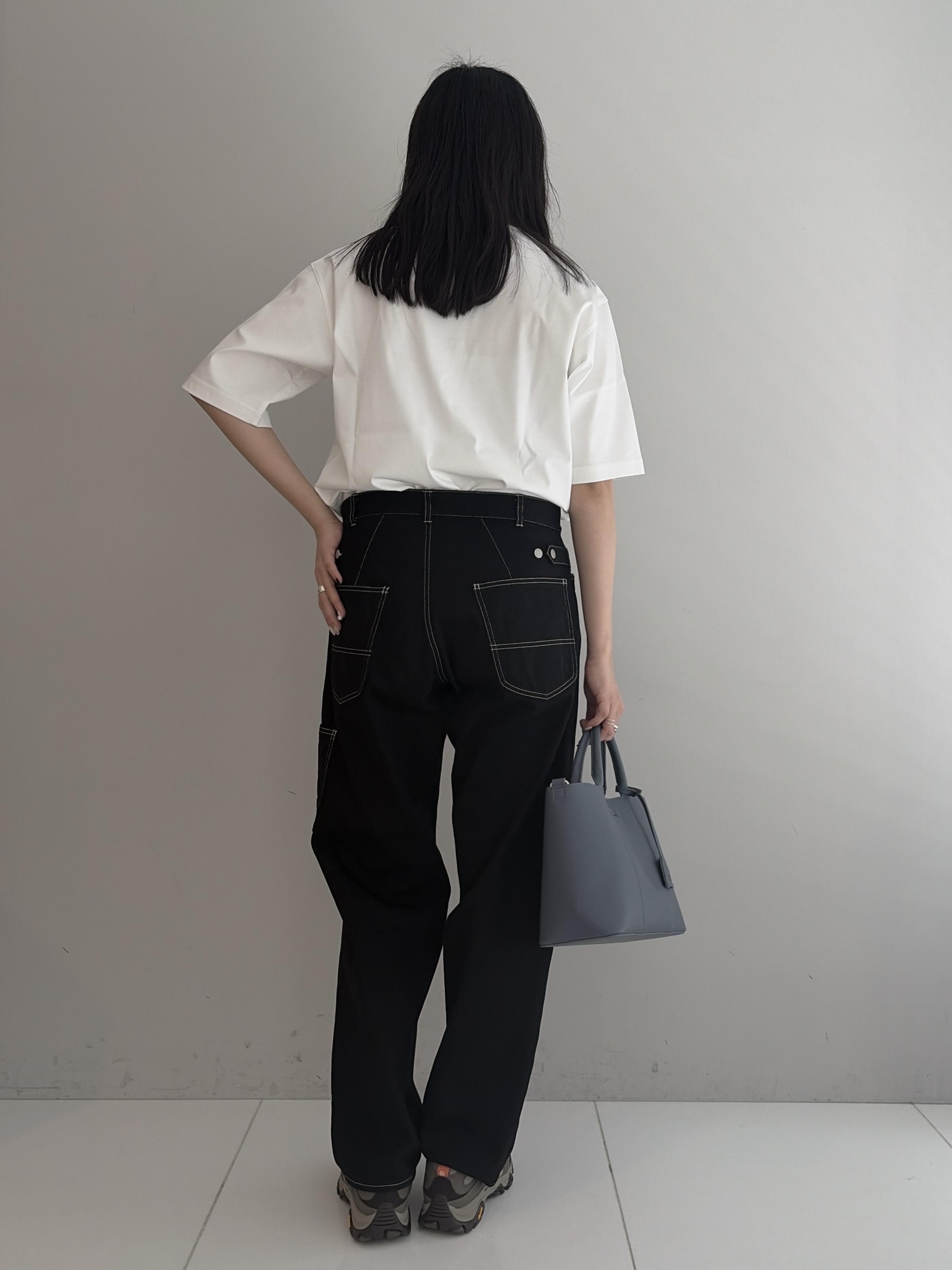 Akutagawaさんの「TAKEO KIKUCHI｜【BOWLER HAT LABEL】アイスクリアコットン ワンストローク 半袖Tシャツ」を使ったコーディネート