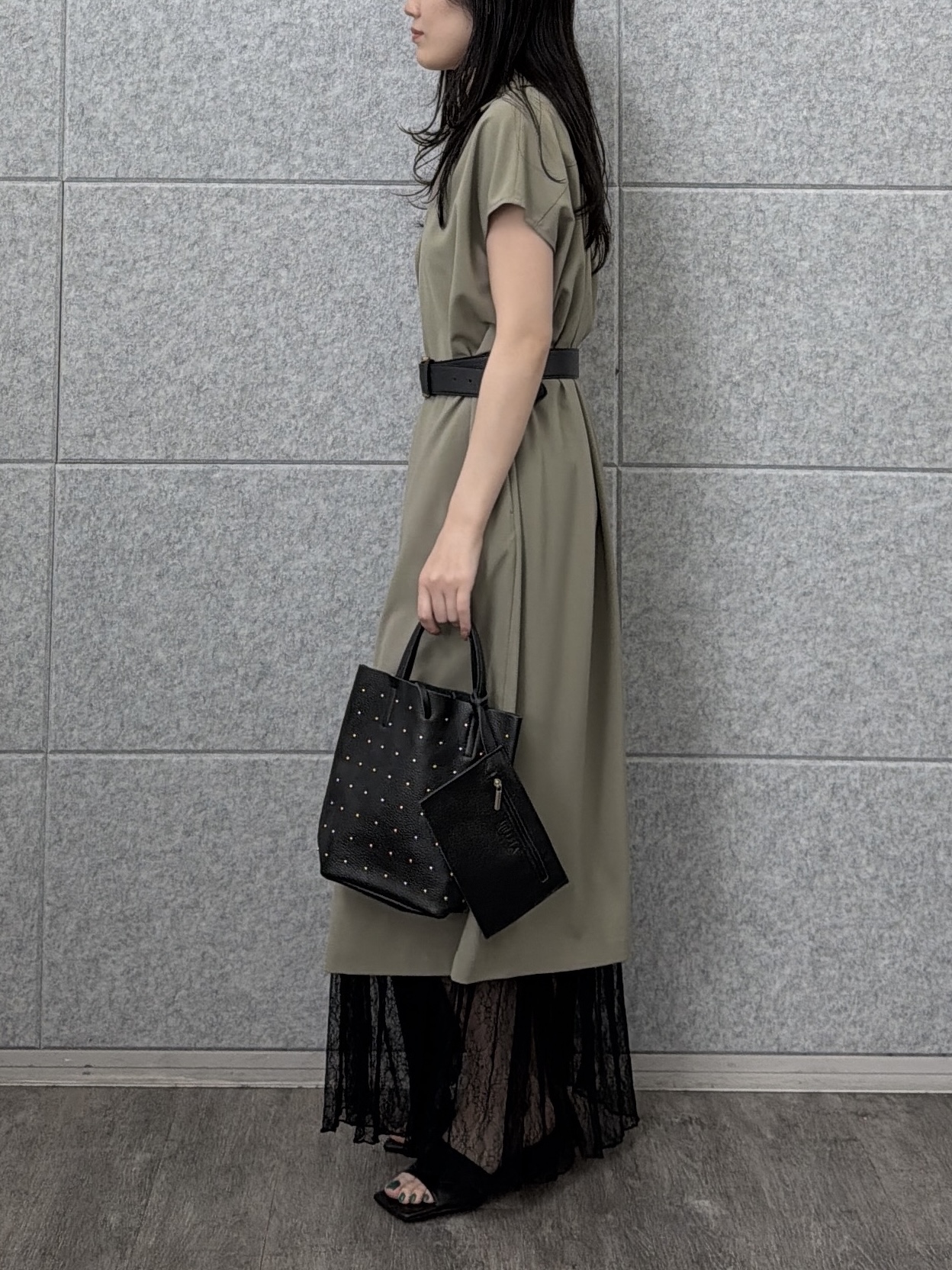 rinaさんの「INDIVI｜Comfy SET UP｜ハーフスリーブジャケット【セットアップ対応／通勤／接触冷感／UVカット】」を使ったコーディネート