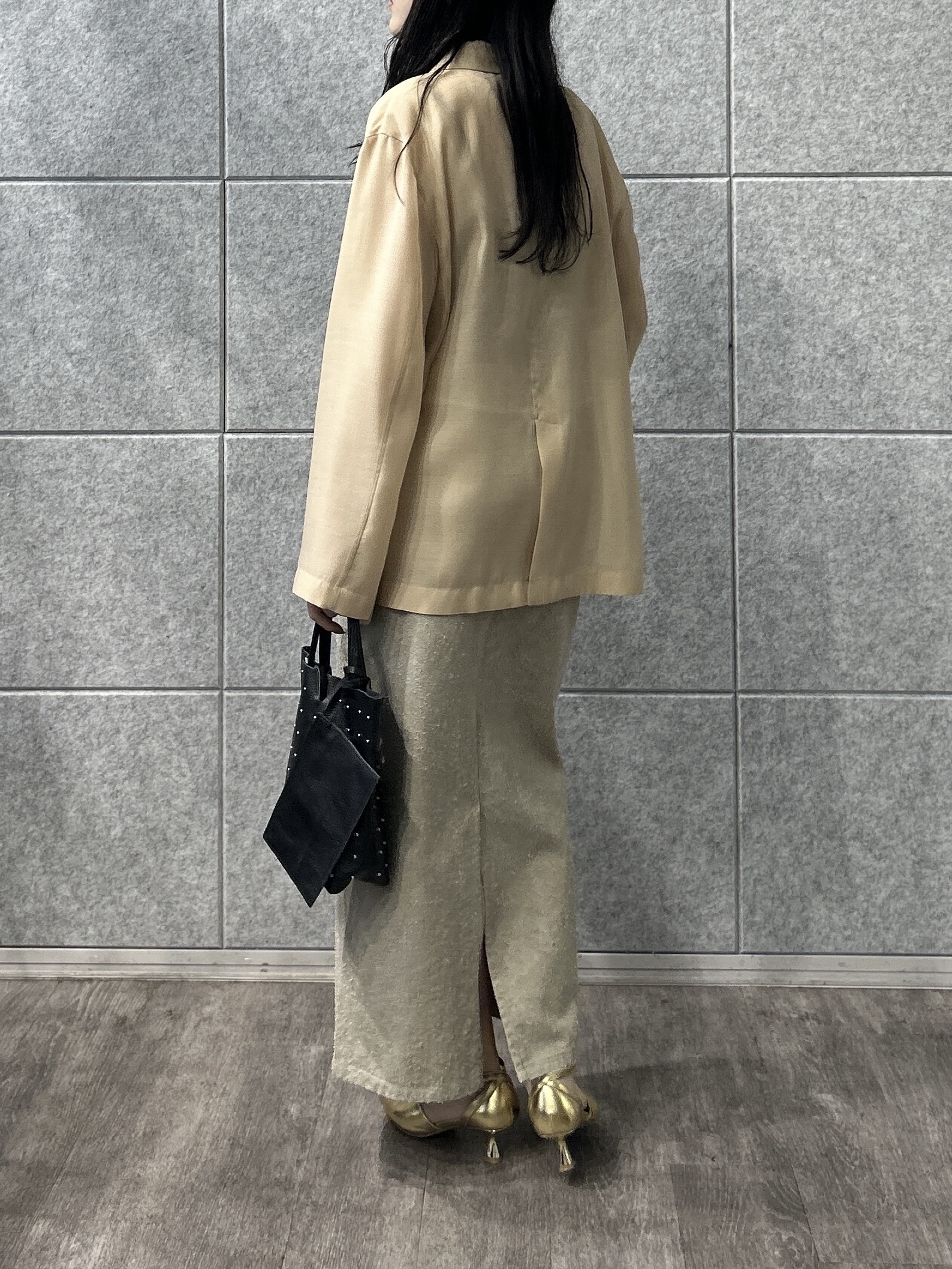 rinaさんの「INDIVI｜【接触冷感/通気性】シアーシャツジャケット」を使ったコーディネート