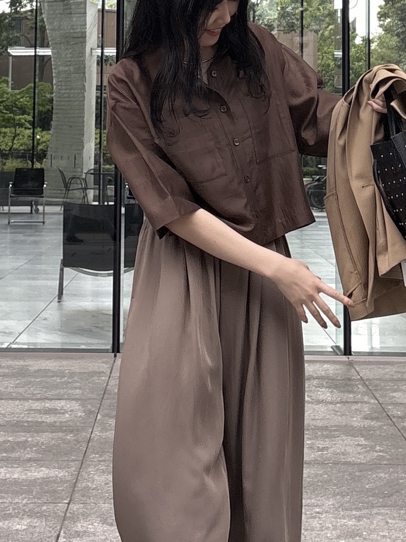 rinaさんの「INDIVI｜Comfy SET UP｜ハーフスリーブジャケット【セットアップ対応／通勤／接触冷感／UVカット】」を使ったコーディネート