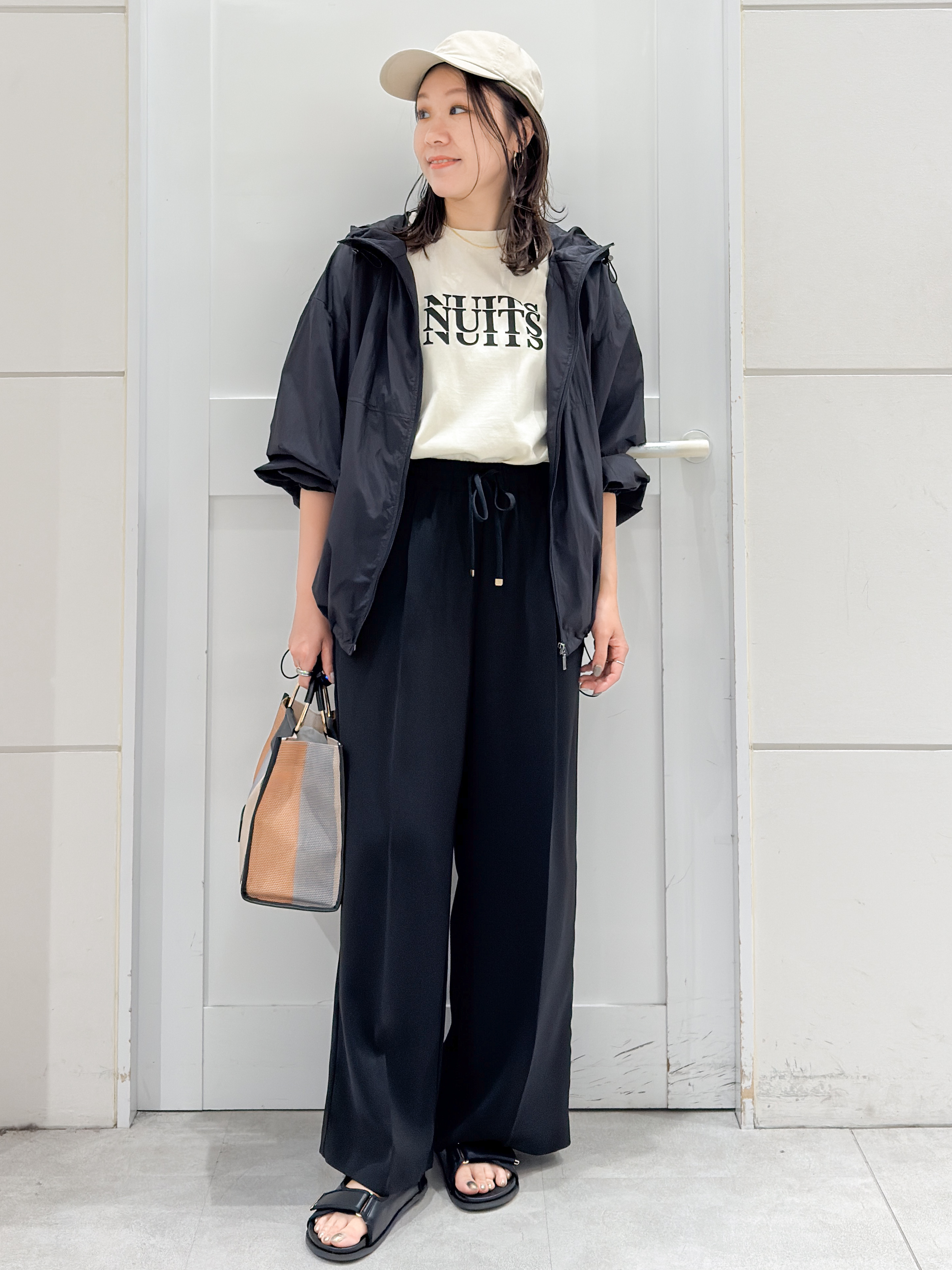 yuka.aさんの「OPAQUE.CLIP｜アソートロゴTシャツ【洗濯機OK】」を使ったコーディネート