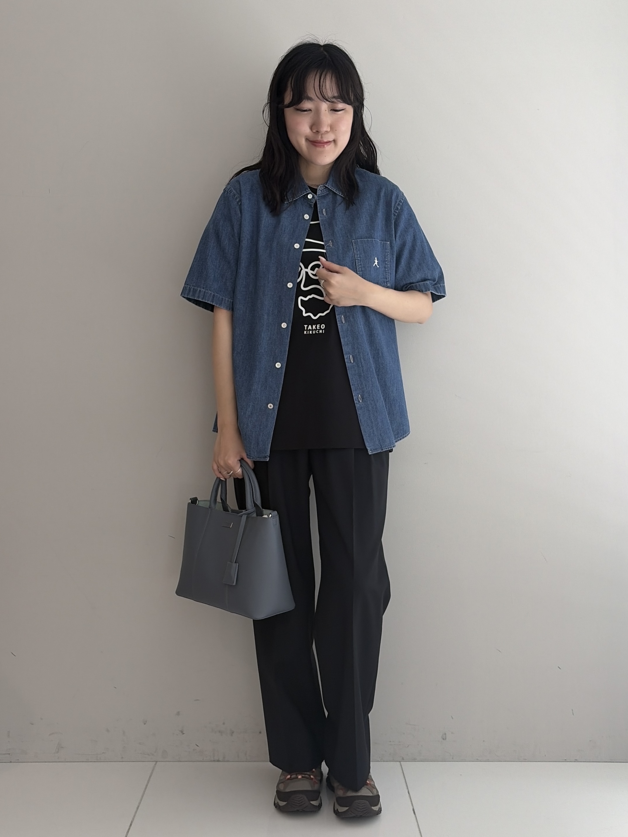 Akutagawaさんの「TAKEO KIKUCHI｜【BOWLER HAT LABEL】エクスプローラー 11ozカラーデニム」を使ったコーディネート