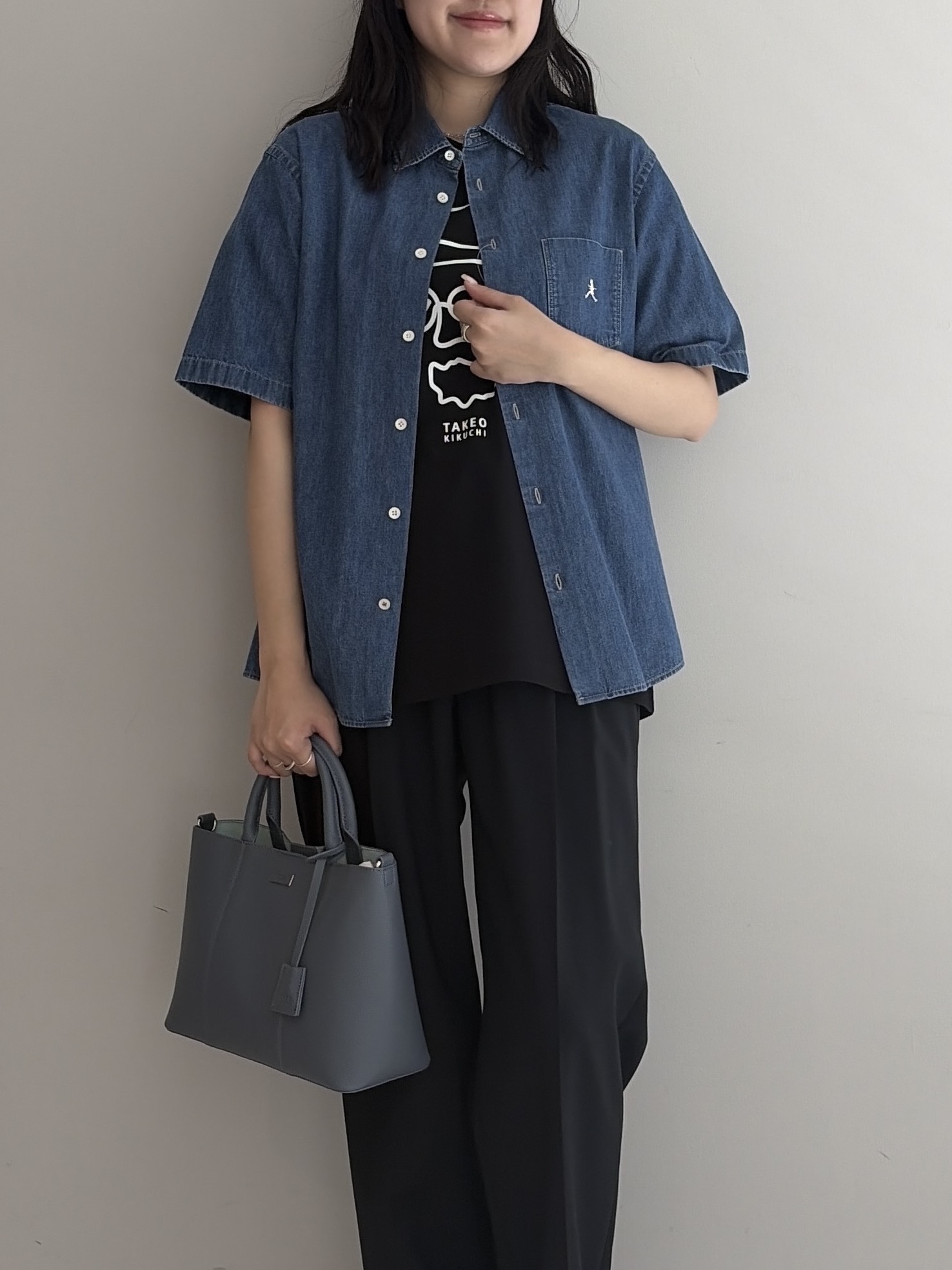 Akutagawaさんの「TAKEO KIKUCHI｜【BOWLER HAT LABEL】エクスプローラー 11ozカラーデニム」を使ったコーディネート