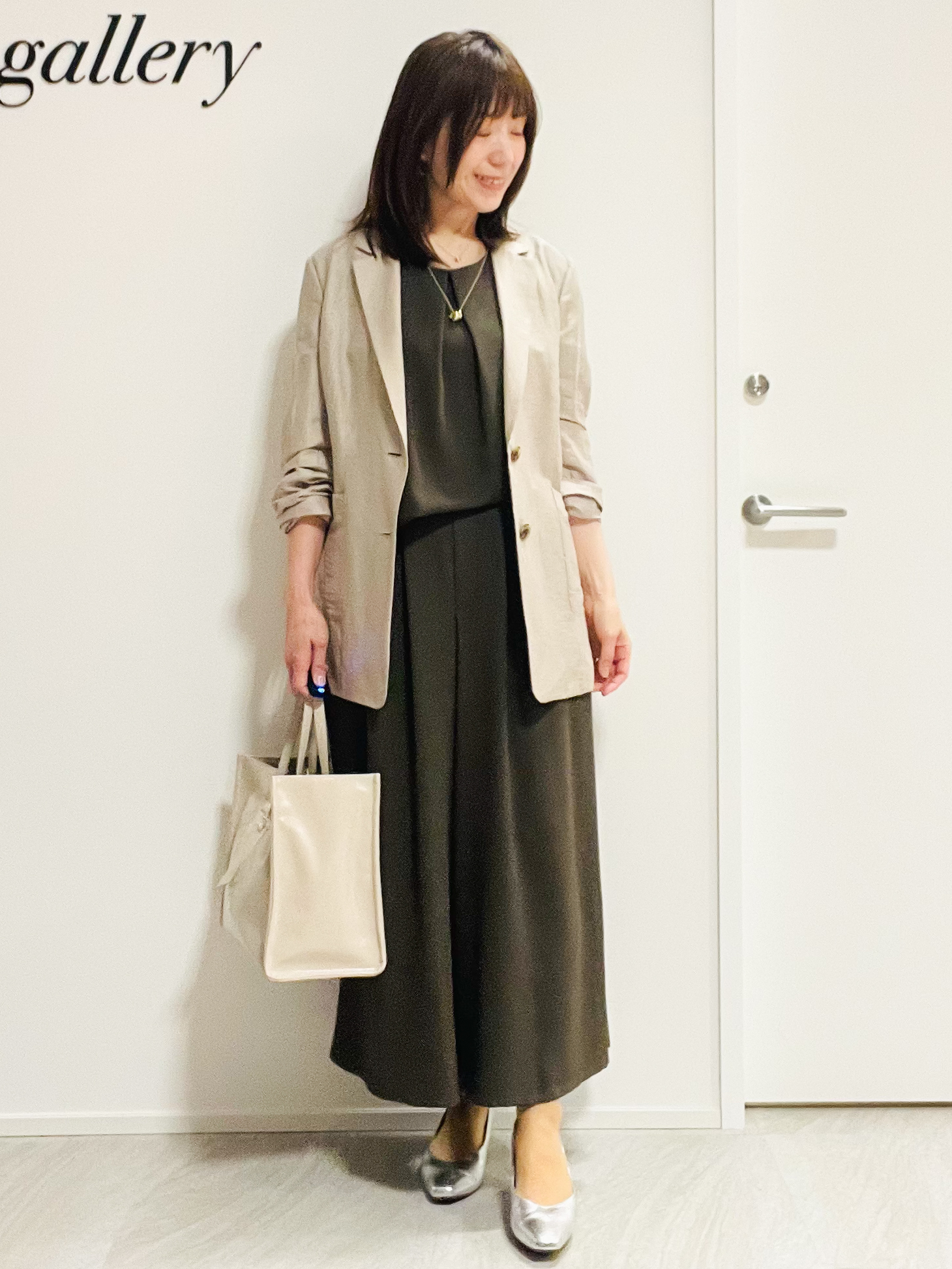 めいさんの「UNTITLED｜【セットアップ可/UVカット/前後2WAY】リラクシーフレンチスリーブブラウス」を使ったコーディネート