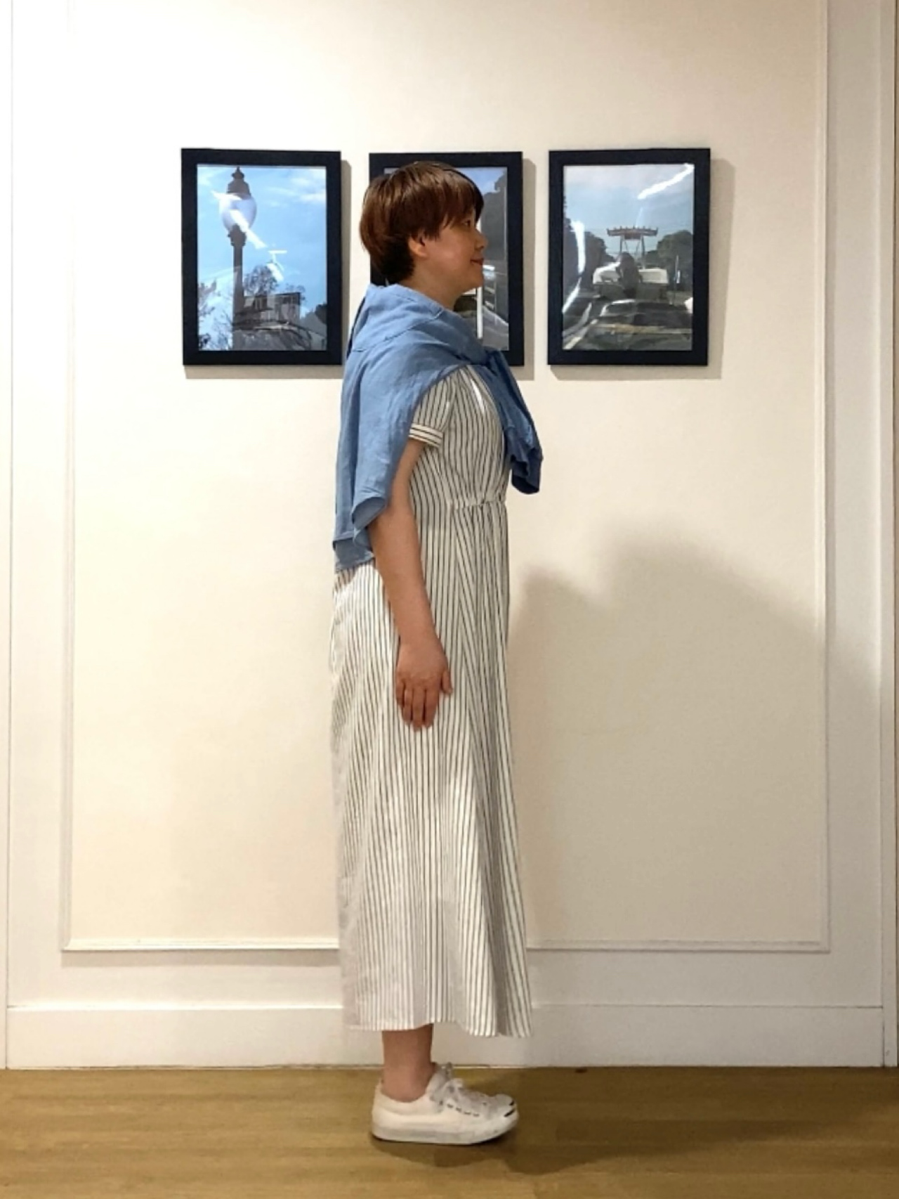 Hiroさんの「Dessin｜【セットアップ可/洗える】2オンスシアーデニムシャツ」を使ったコーディネート