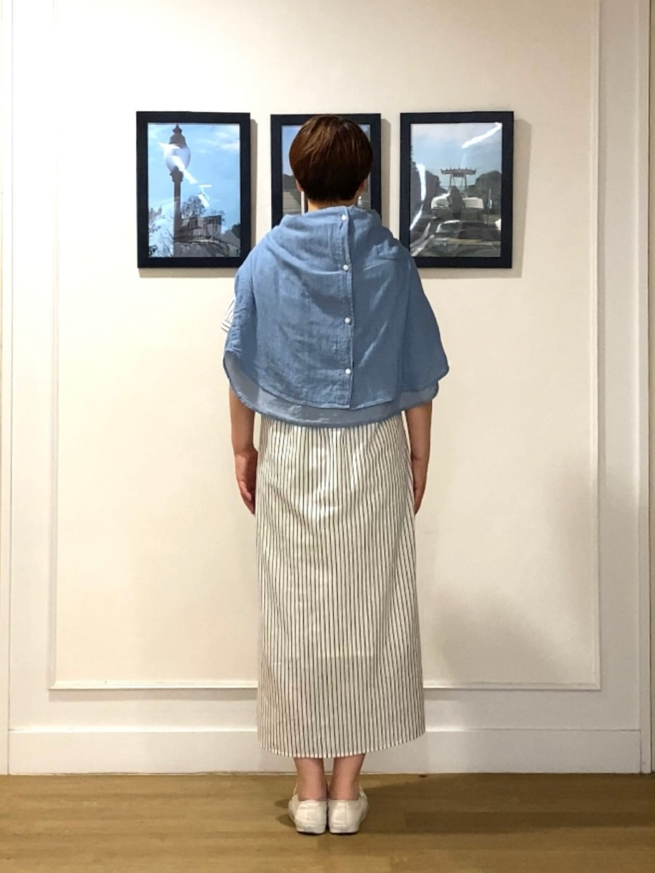 Hiroさんの「Dessin｜【セットアップ可/洗える】2オンスシアーデニムシャツ」を使ったコーディネート