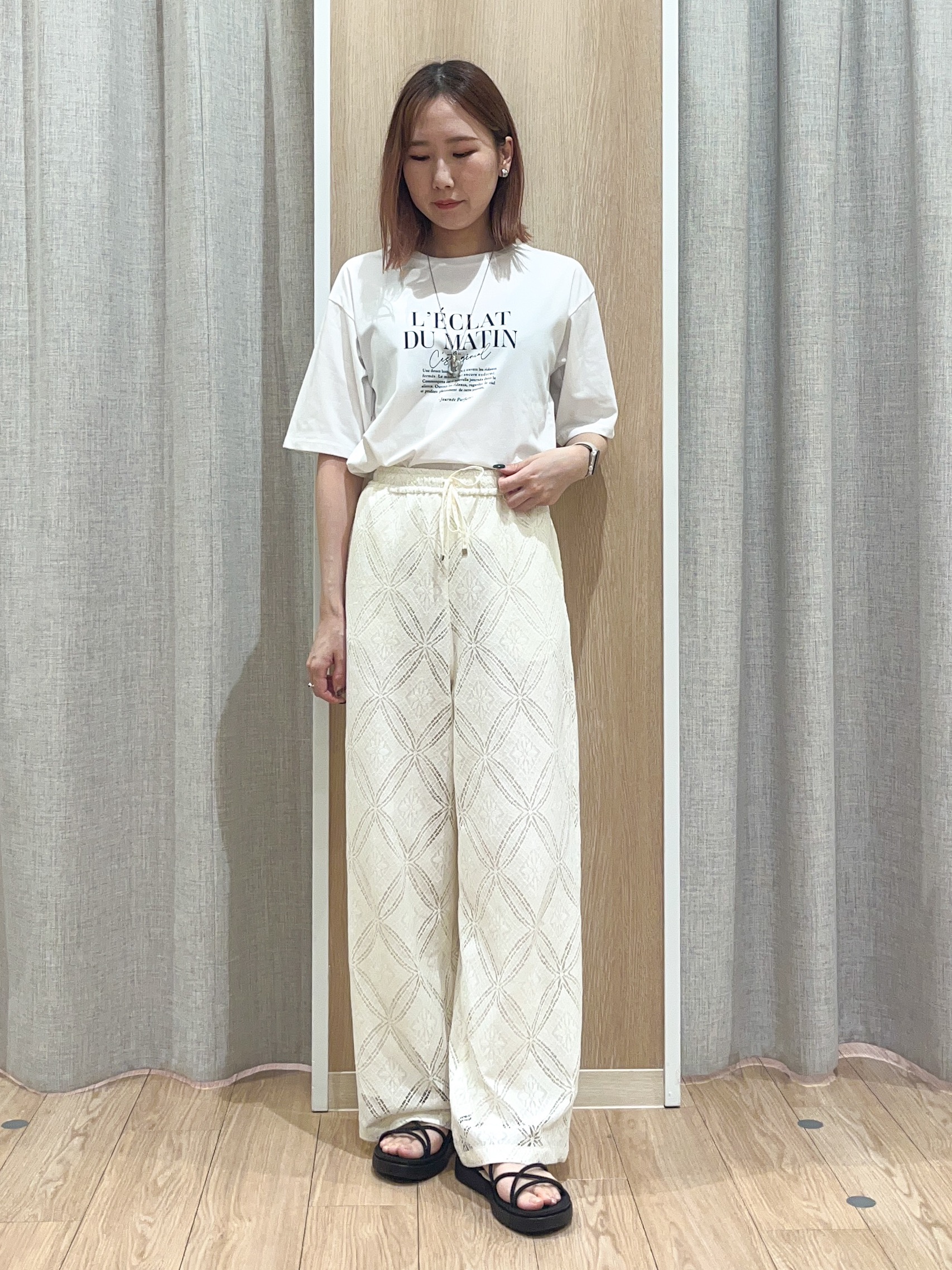 みーちゃんさんの「grove｜【吸水速乾・通気性・洗える】衿付きハーフジャケット」を使ったコーディネート