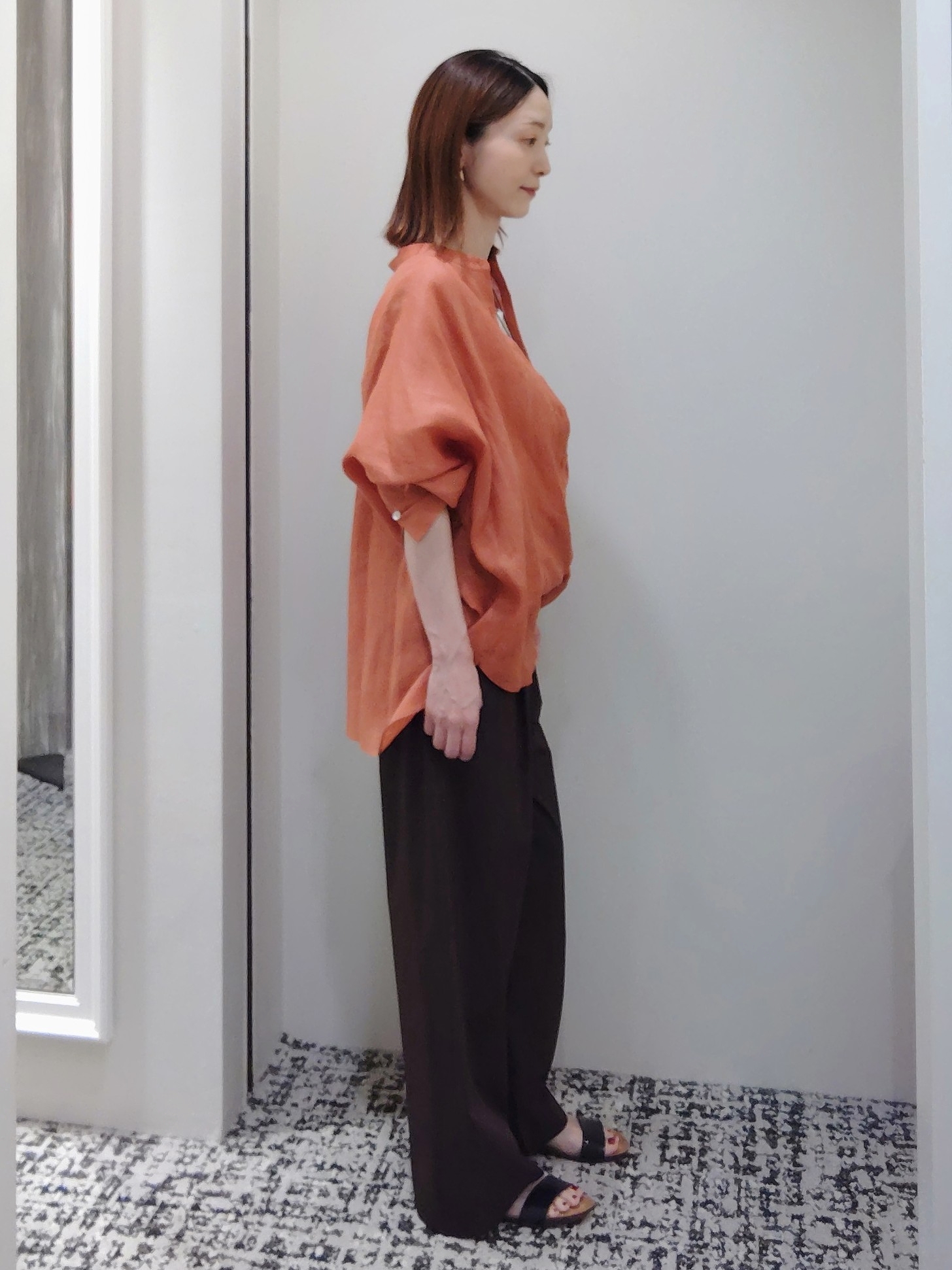 terumiさんの「UNTITLED｜【麻100】リネンドルマンシャツ」を使ったコーディネート