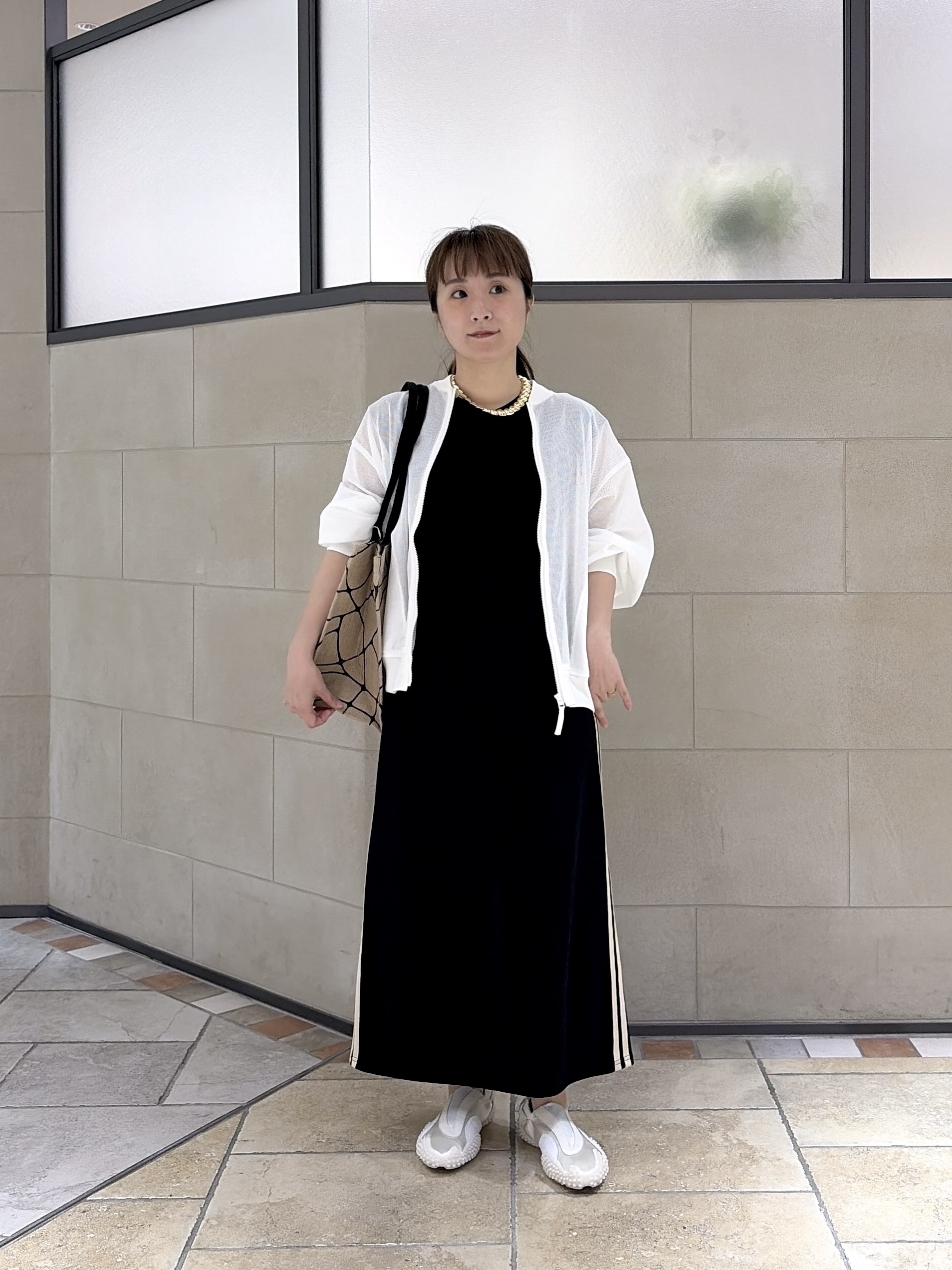よねさんの「INDIVI｜メッシュブルゾン」を使ったコーディネート