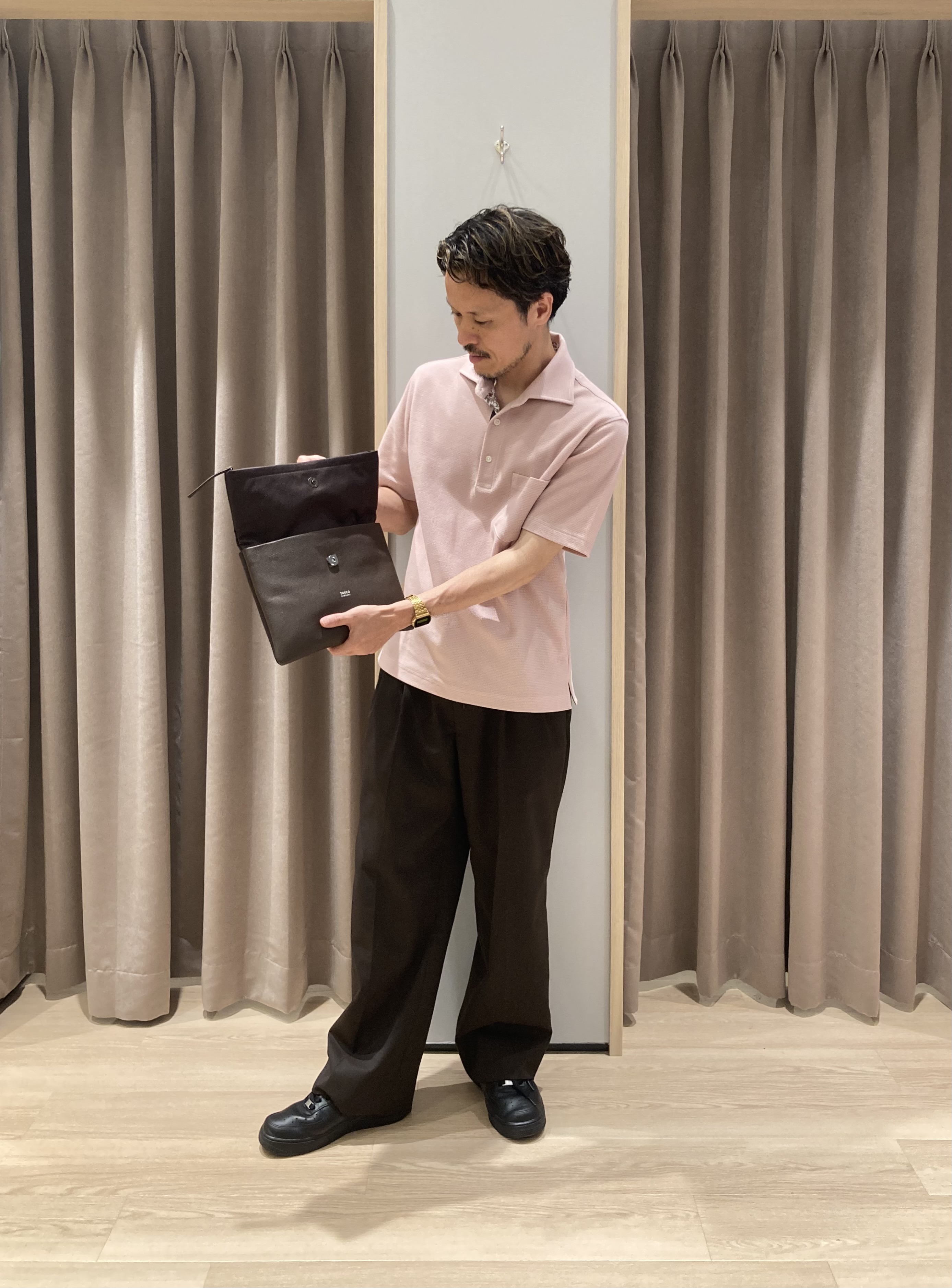 シュンさんの「TAKEO KIKUCHI｜【抗菌防臭】ステイフレッシュ ポロシャツ」を使ったコーディネート