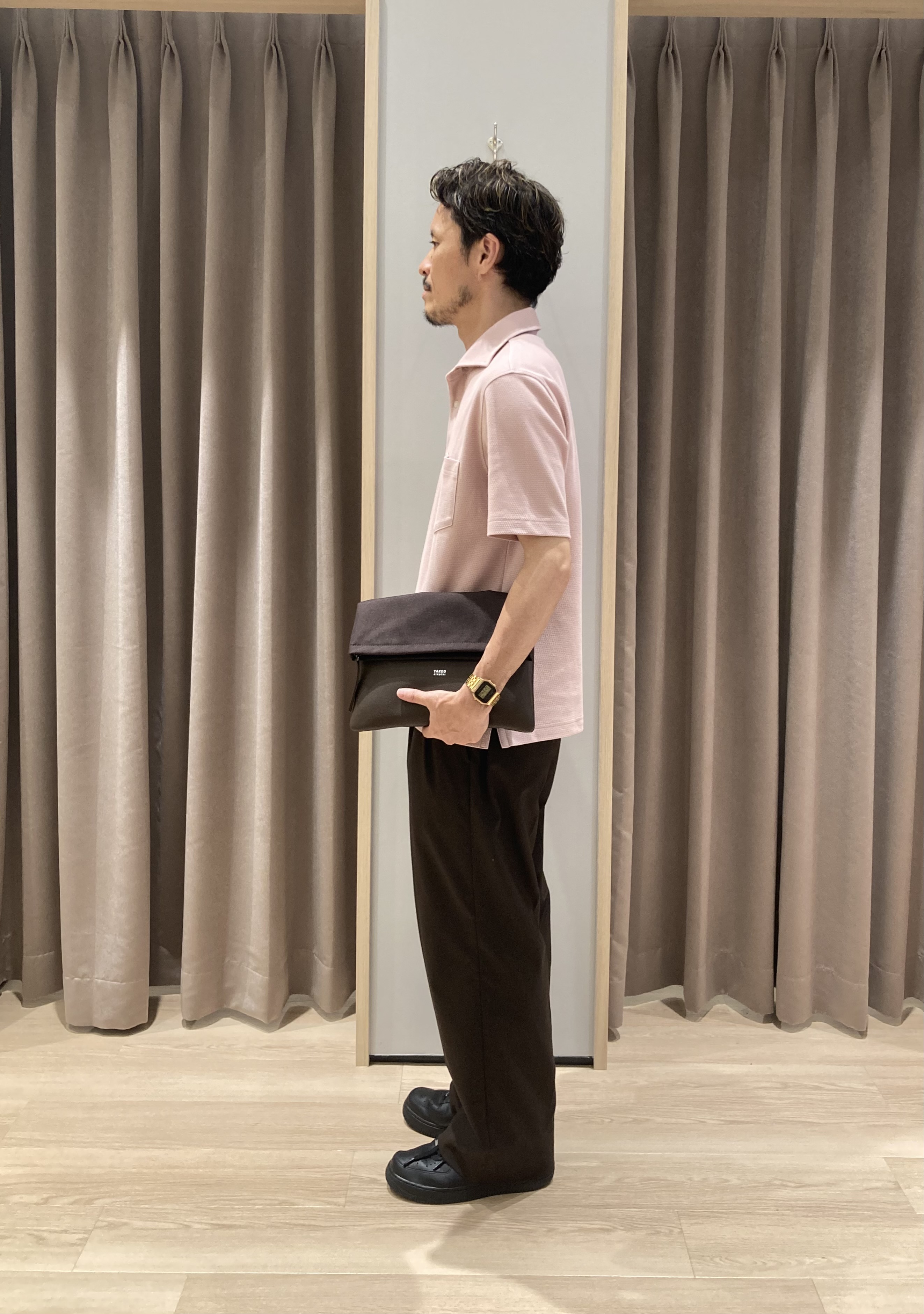シュンさんの「TAKEO KIKUCHI｜【抗菌防臭】ステイフレッシュ ポロシャツ」を使ったコーディネート
