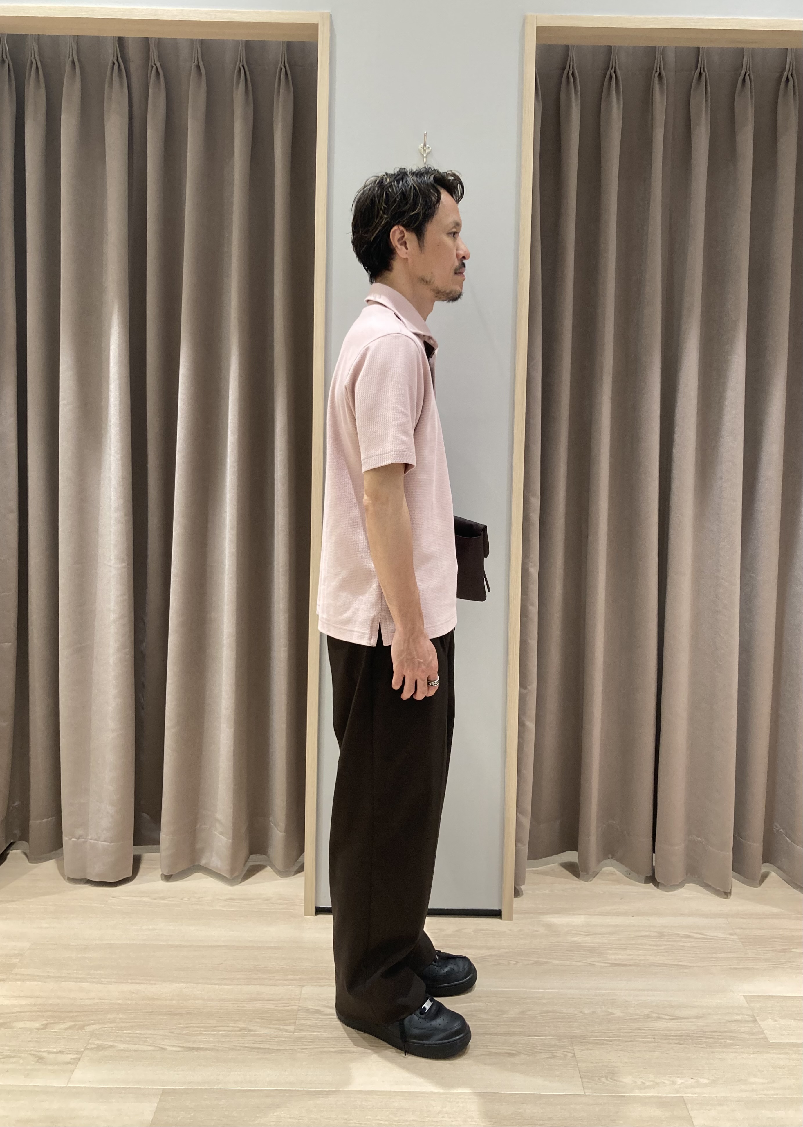 シュンさんの「TAKEO KIKUCHI｜【抗菌防臭】ステイフレッシュ ポロシャツ」を使ったコーディネート
