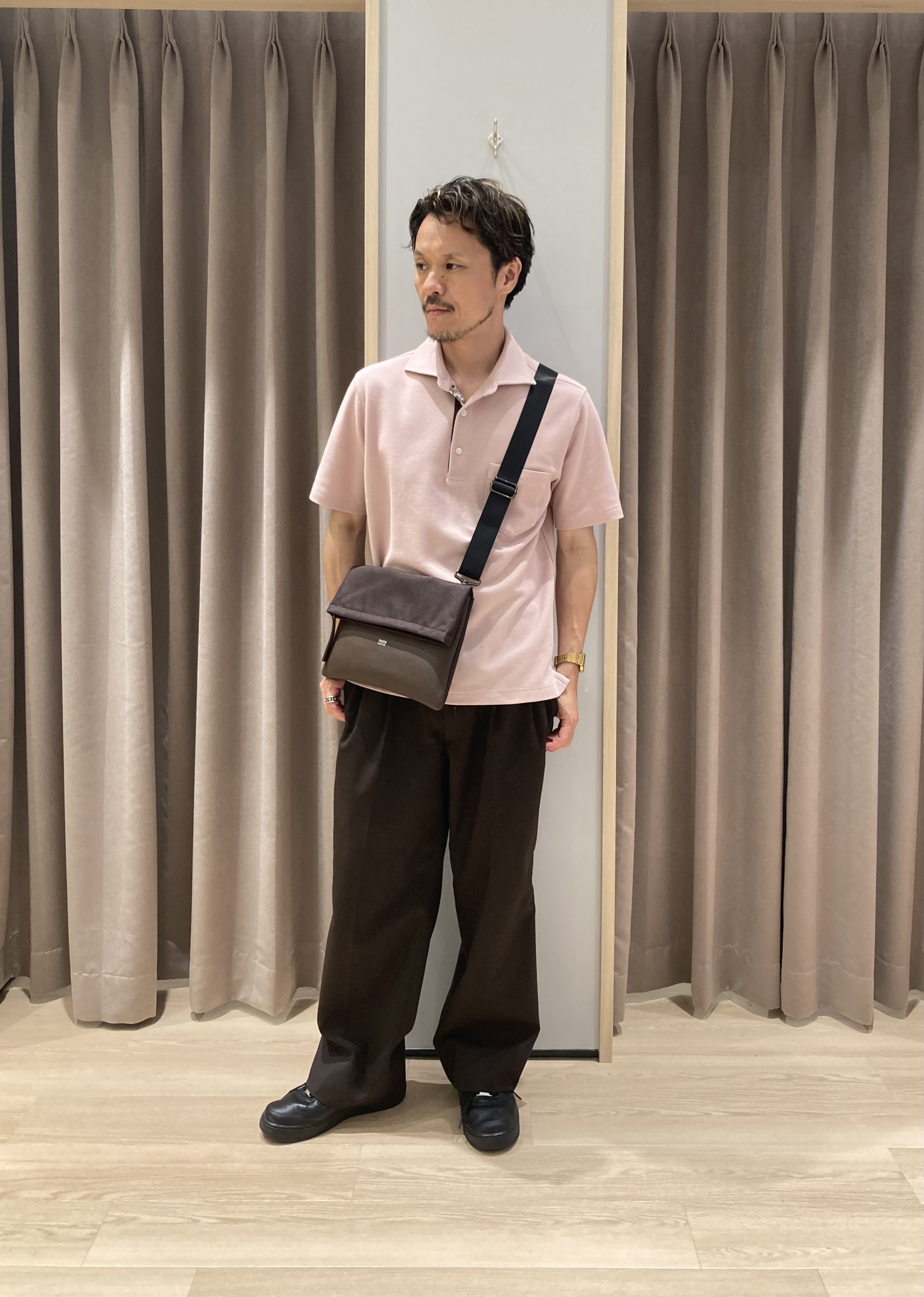 シュンさんの「TAKEO KIKUCHI｜【抗菌防臭】ステイフレッシュ ポロシャツ」を使ったコーディネート