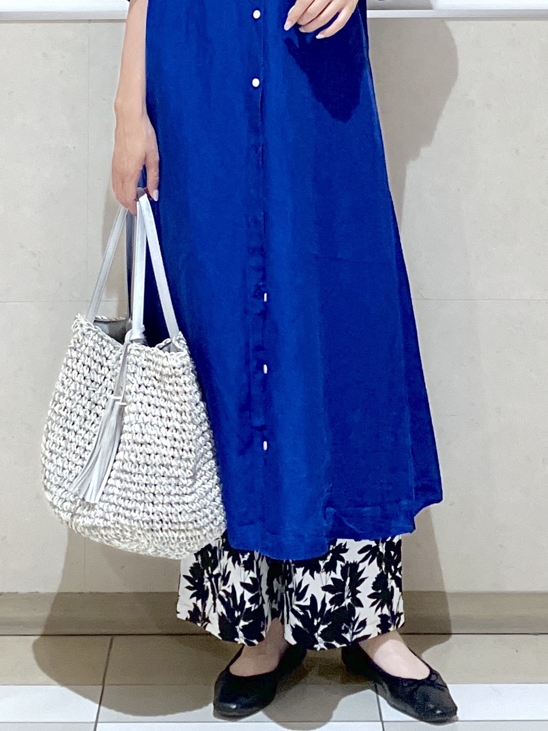 eriko さんの「Dessin｜【洗える】リネン混シャツワンピース」を使ったコーディネート