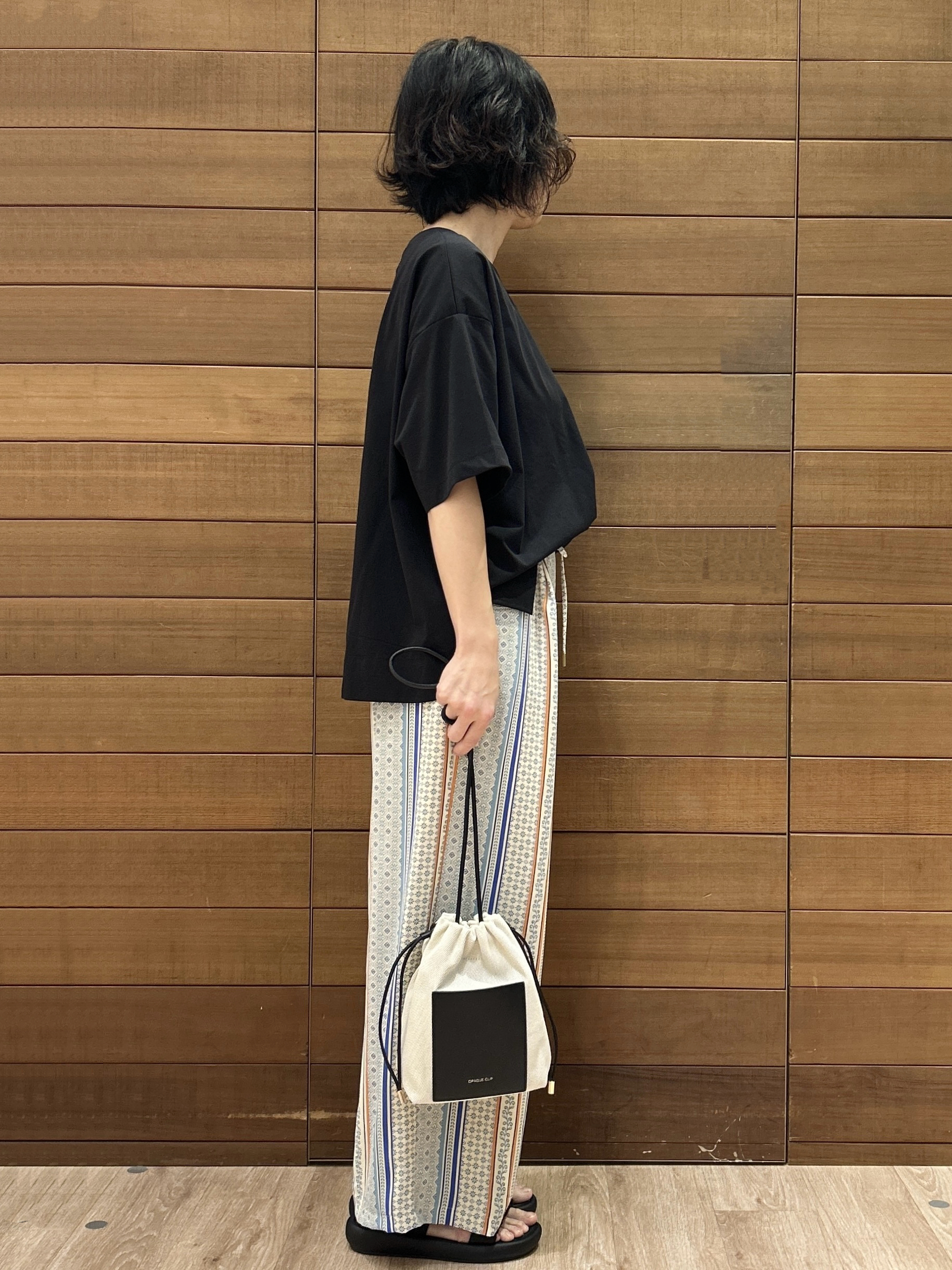 ゆうあさんの「OPAQUE.CLIP｜【接触冷感】リラクシーカットソー《洗濯機OK》」を使ったコーディネート