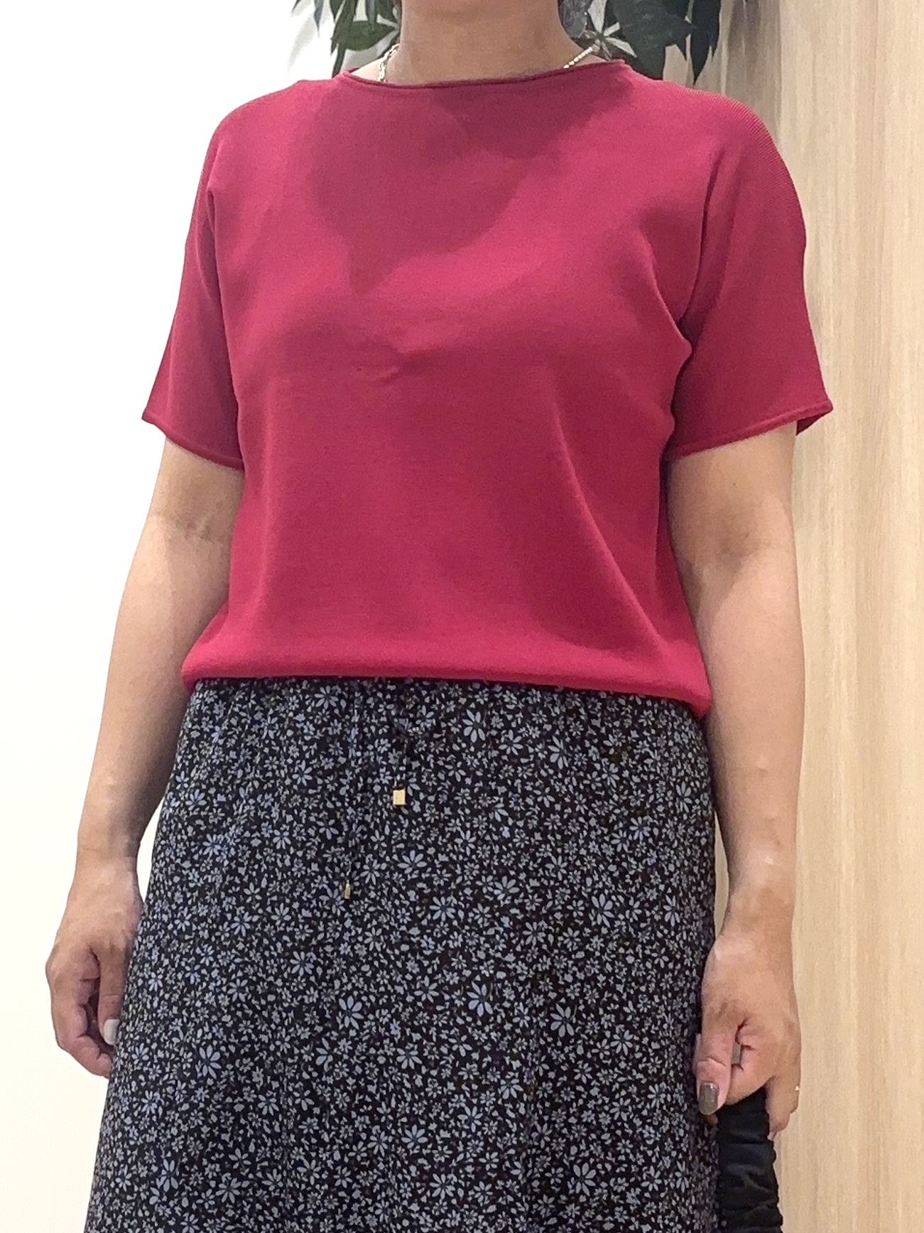 miraiさんの「grove｜【シリーズ累計36万枚！名品ニット】やわらかドライタッチ ドルマンニット」を使ったコーディネート