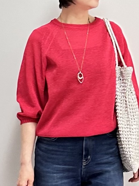 みなこさんの「UNTITLED｜【洗える/ゆったり】クルーネックドライニット」を使ったコーディネート