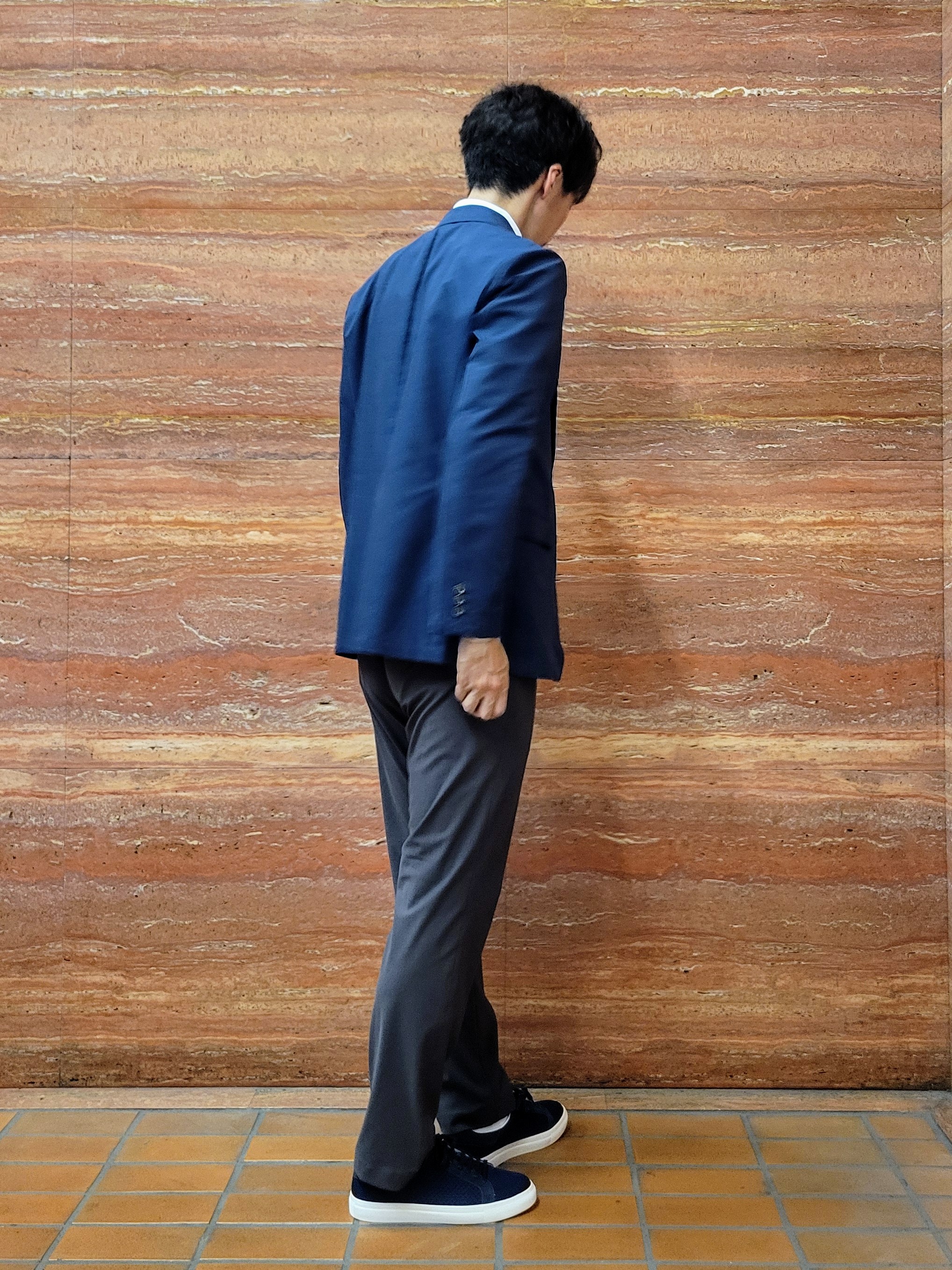 piroyaさんの「TAKEO KIKUCHI｜【抗菌防臭】COOL DOTS（R）ドビープリント ジャケット」を使ったコーディネート