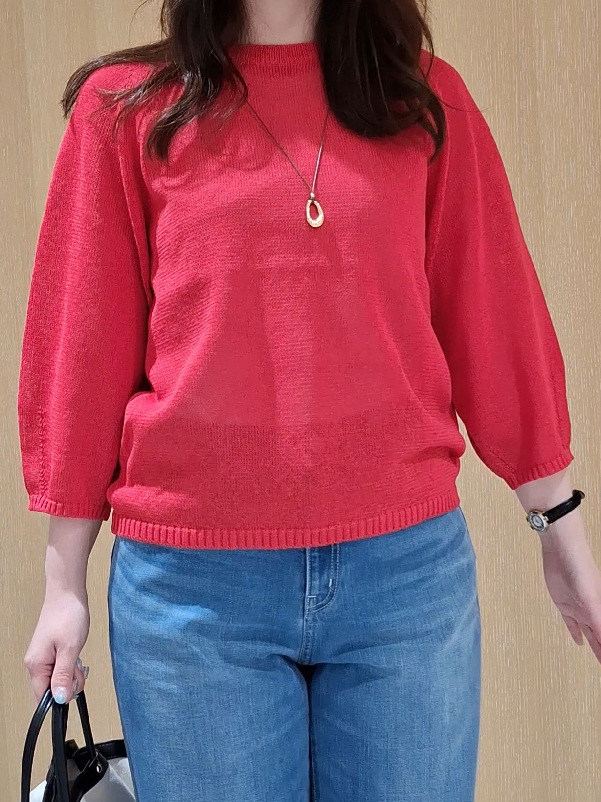 YuKaRiさんの「UNTITLED｜【洗える/ゆったり】クルーネックドライニット」を使ったコーディネート