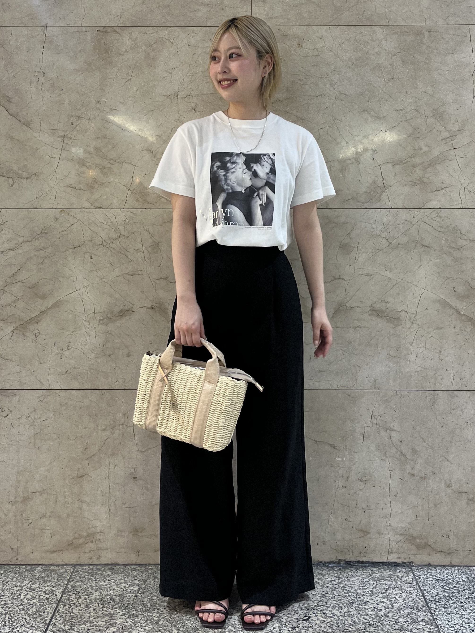 まひるさんの「index｜マリリン・モンロー/アソートＴシャツ【洗濯機ＯＫ】」を使ったコーディネート
