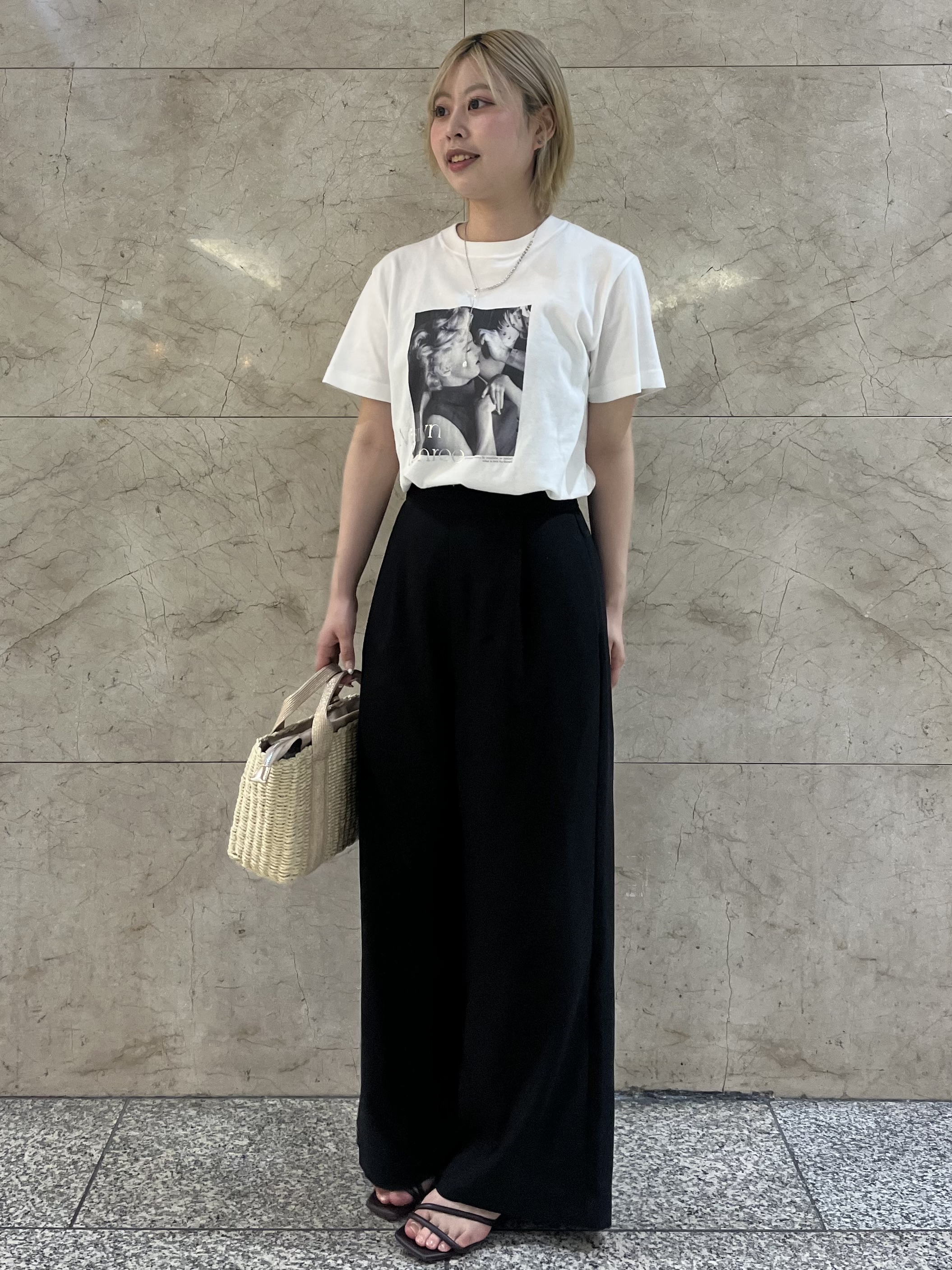 まひるさんの「index｜マリリン・モンロー/アソートＴシャツ【洗濯機ＯＫ】」を使ったコーディネート
