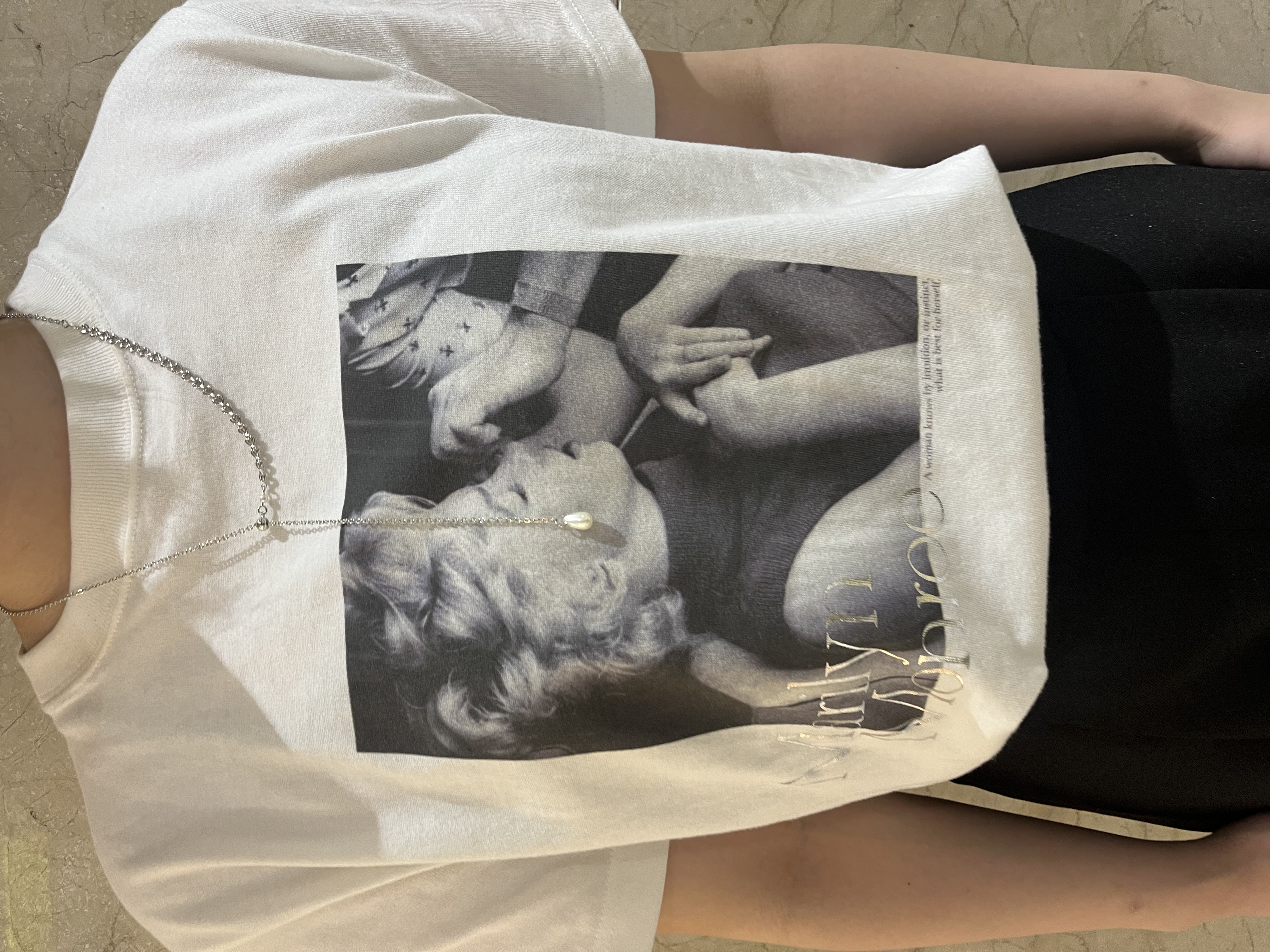 まひるさんの「index｜マリリン・モンロー/アソートＴシャツ【洗濯機ＯＫ】」を使ったコーディネート