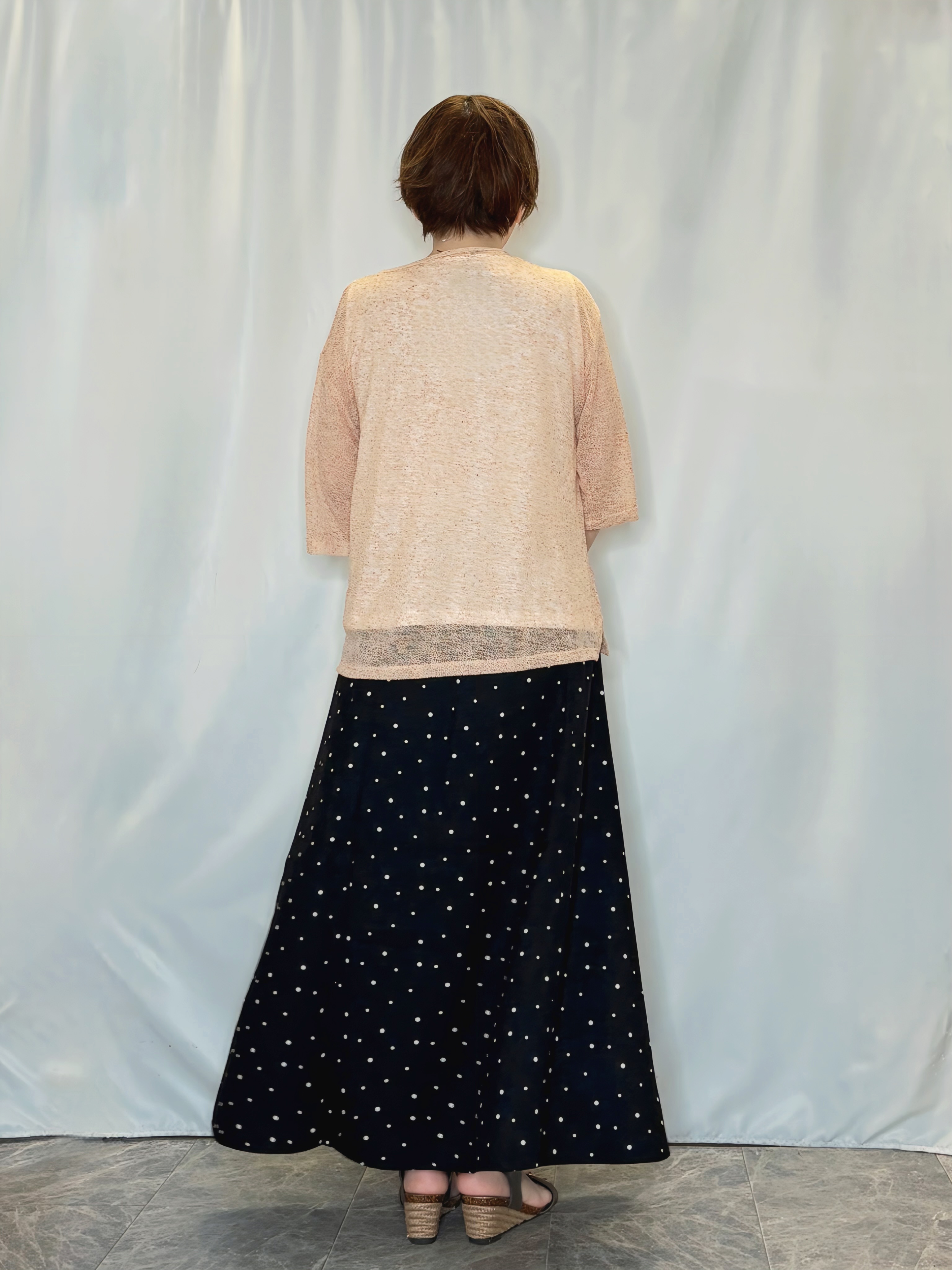 たみさんの「SHOO･LA･RUE｜【2点セット】メランジシアートップス&times;タンクトップセット」を使ったコーディネート
