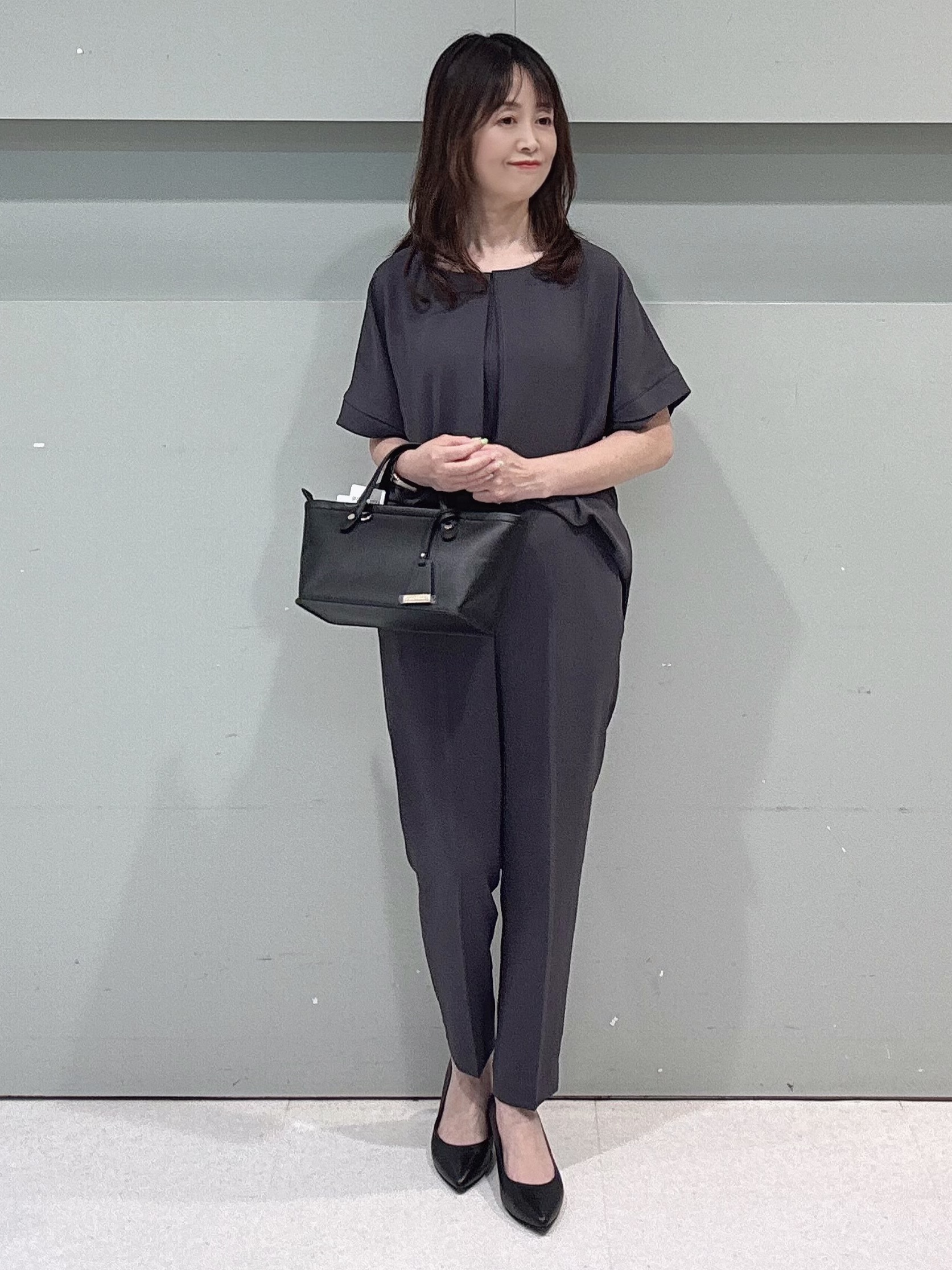 makiさんの「UNTITLED｜◆【セットアップ可/接触冷感/通気性】ドライシアーダブルジャケット」を使ったコーディネート