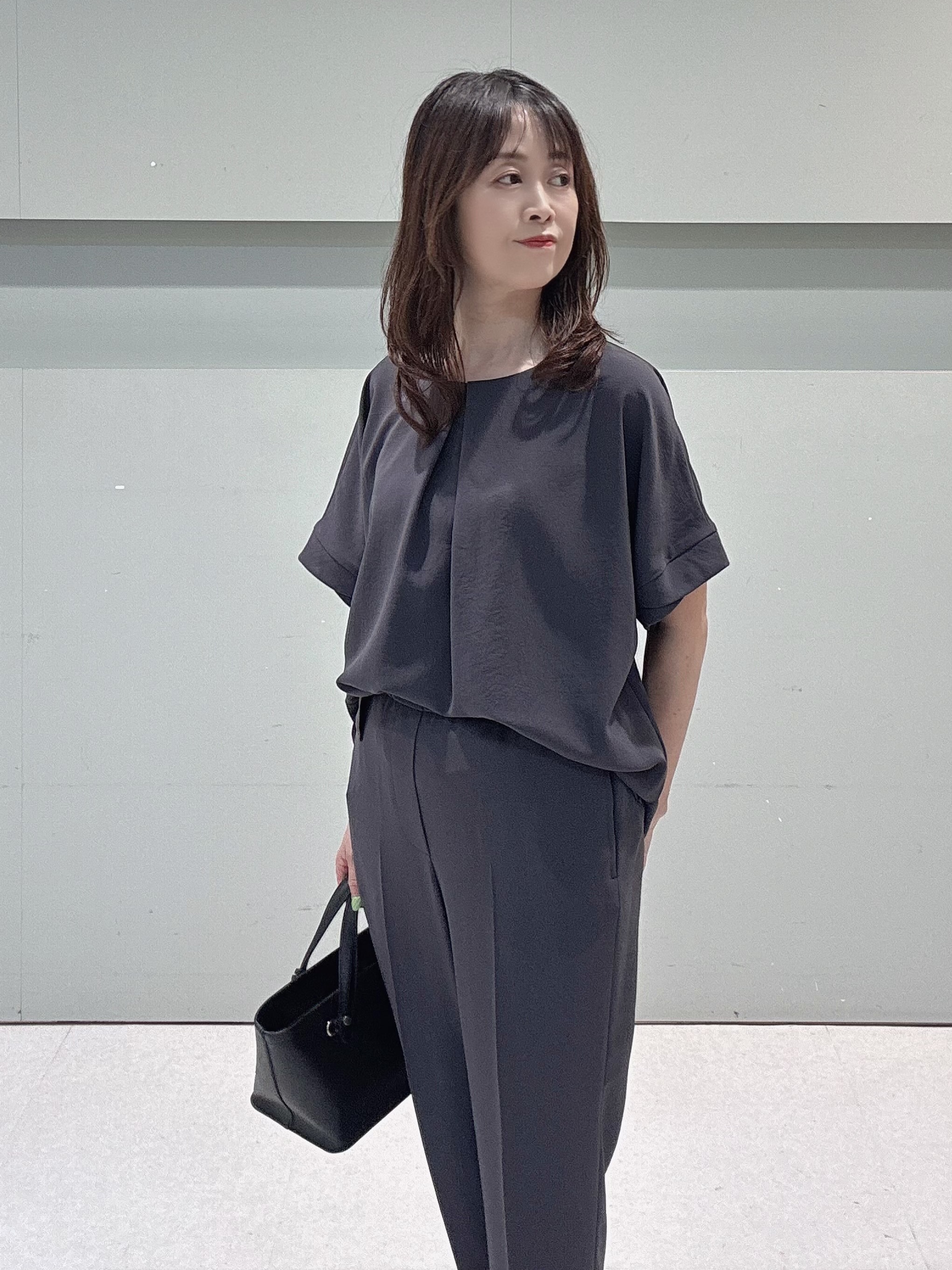 makiさんの「UNTITLED｜◆【セットアップ可/接触冷感/通気性】ドライシアーダブルジャケット」を使ったコーディネート