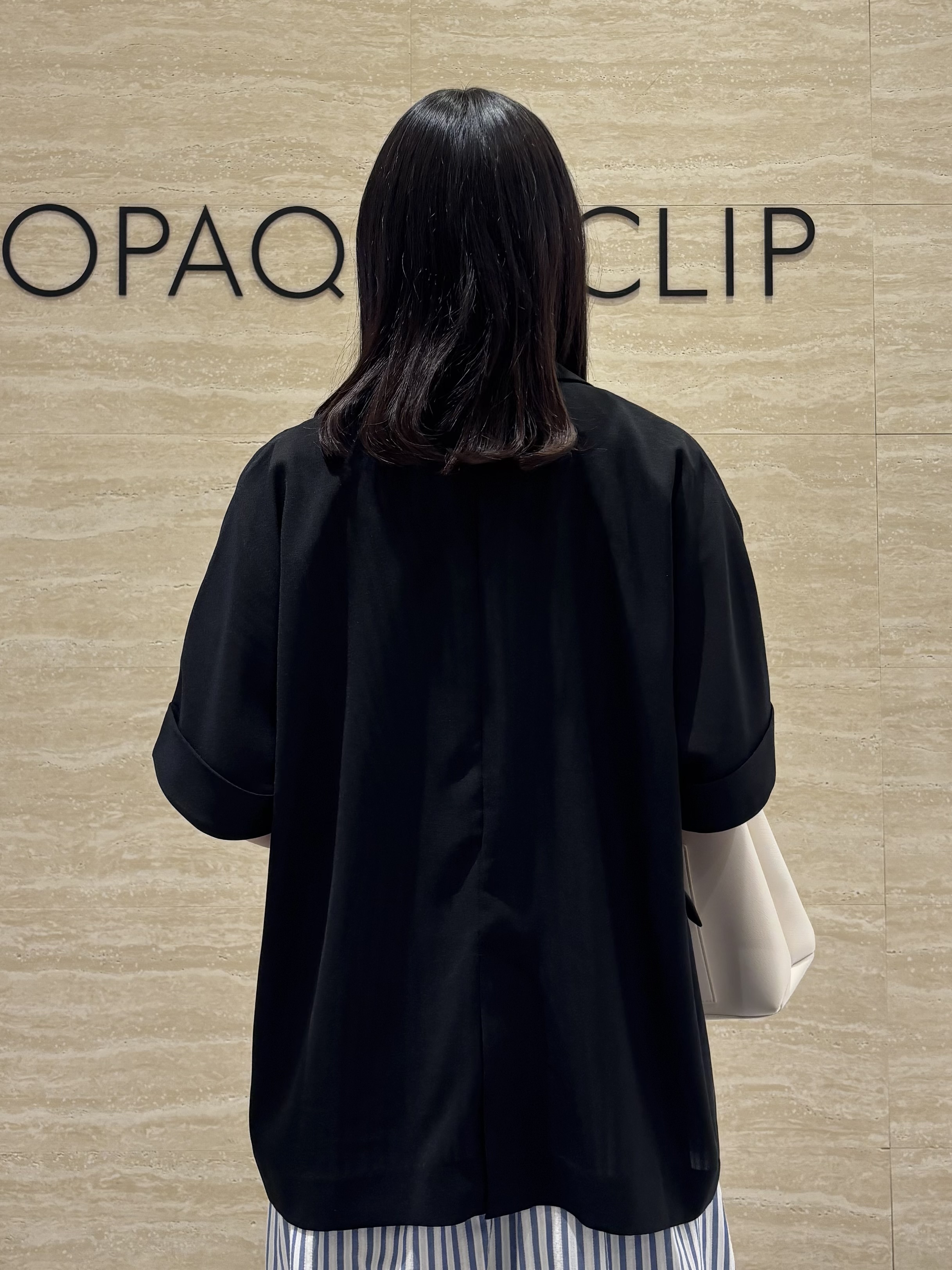 Ririkaさんの「OPAQUE.CLIP｜【接触冷感／吸水速乾／防シワ】リネンライクテーラードジャケット《洗濯機OK》」を使ったコーディネート