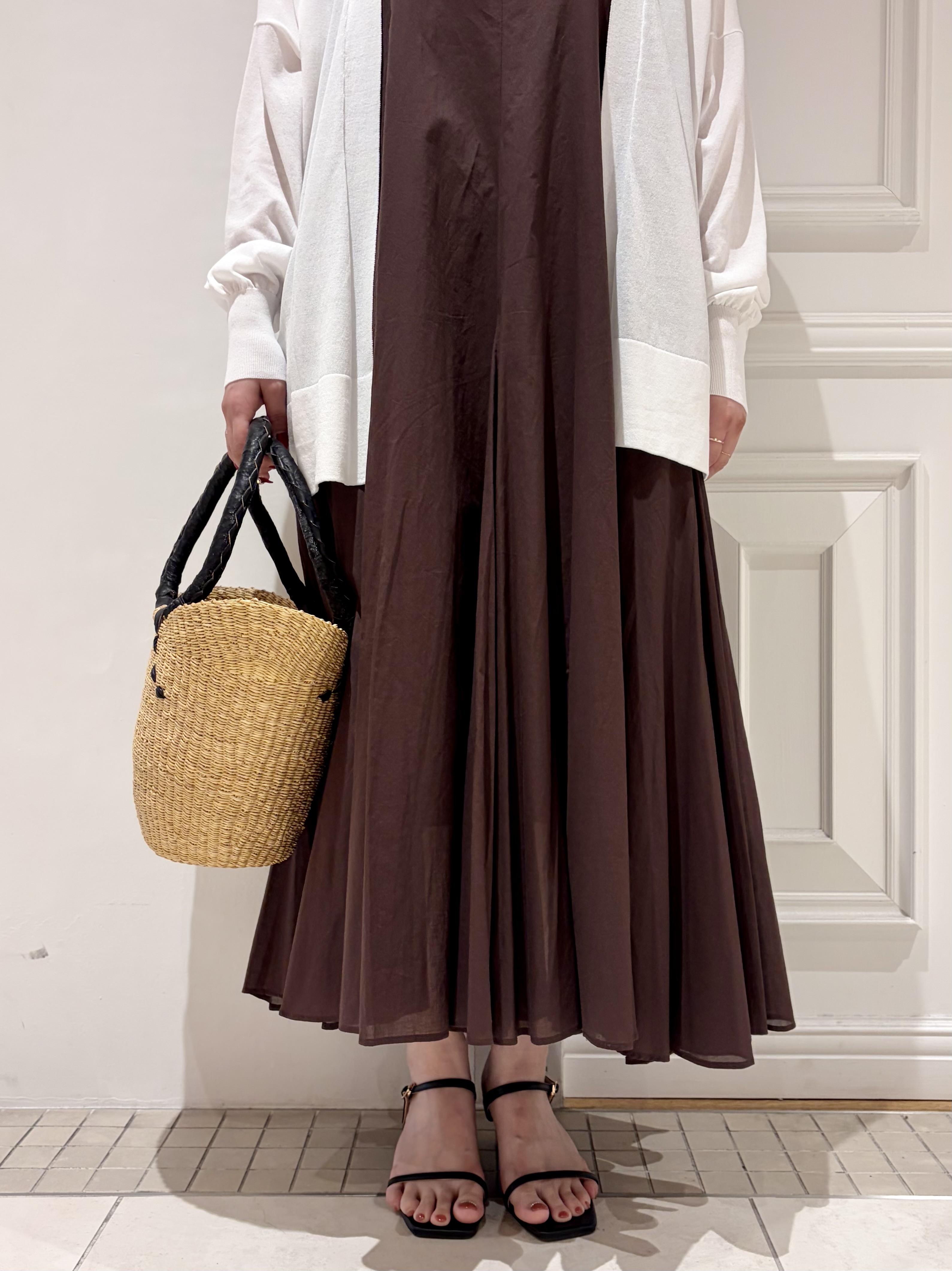minowaさんの「DRESSTERIOR｜◆【接触冷感/UVカット】ウォッシャブル スピンコットン カーディガン」を使ったコーディネート