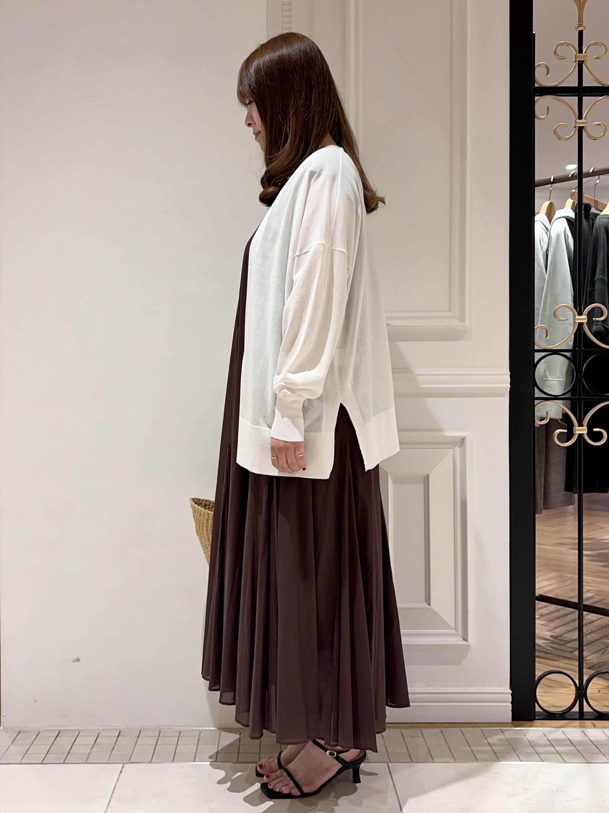 minowaさんの「DRESSTERIOR｜◆【接触冷感/UVカット】ウォッシャブル スピンコットン カーディガン」を使ったコーディネート
