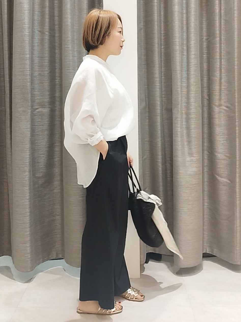 s u g iさんの「UNTITLED｜【麻100】リネンドルマンシャツ」を使ったコーディネート