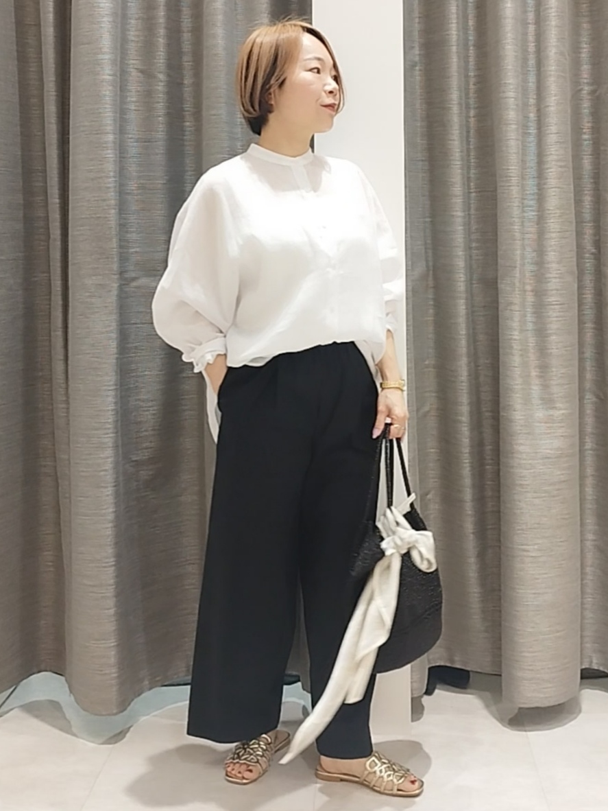 s u g iさんの「UNTITLED｜【麻100】リネンドルマンシャツ」を使ったコーディネート