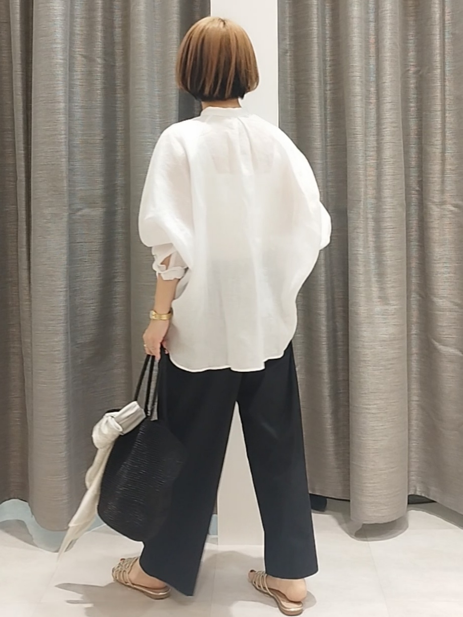 s u g iさんの「UNTITLED｜【麻100】リネンドルマンシャツ」を使ったコーディネート
