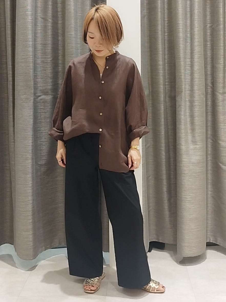s u g iさんの「UNTITLED｜【麻100】リネンドルマンシャツ」を使ったコーディネート