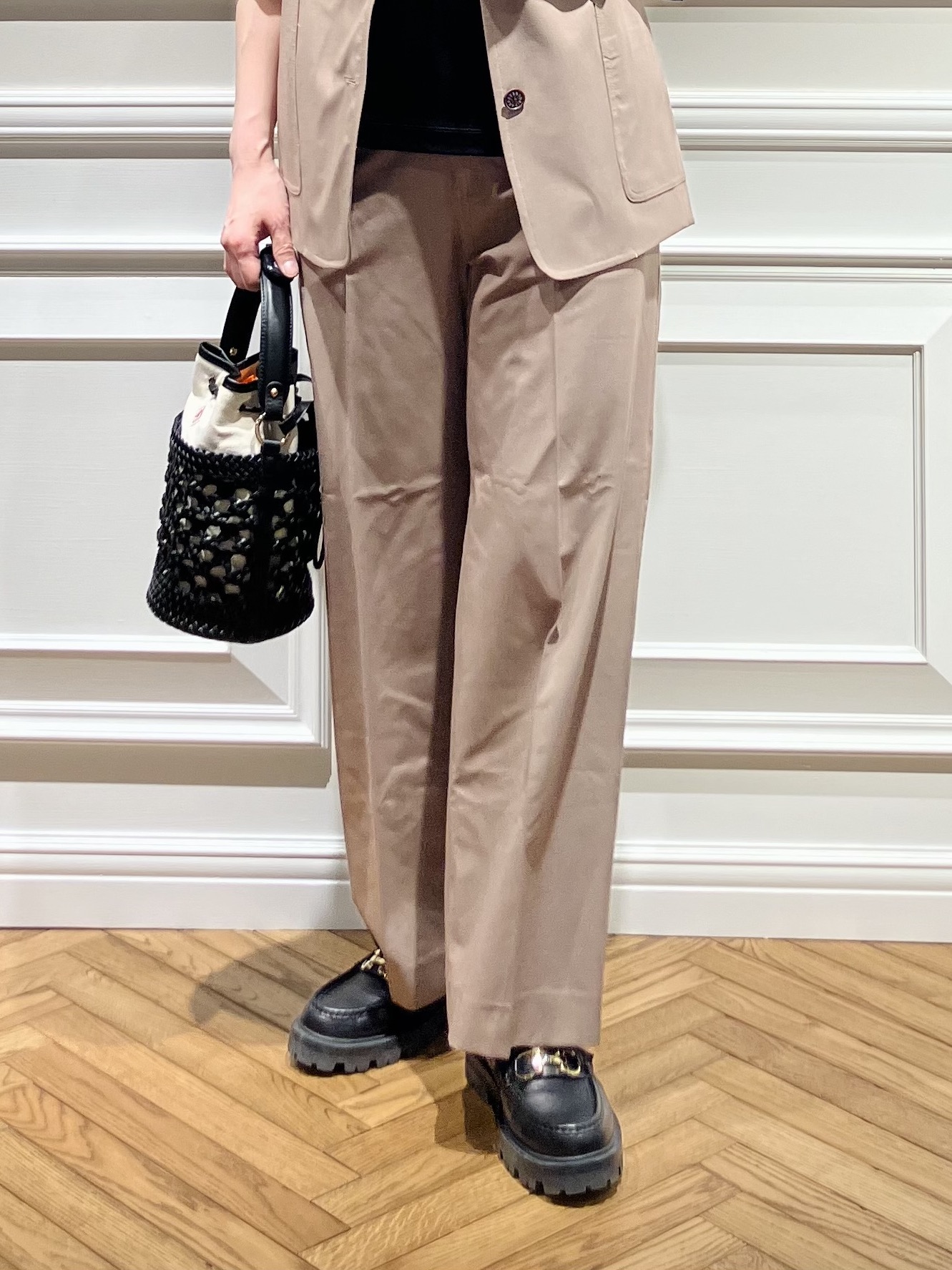 TSUKUIさんの「DRESSTERIOR｜【接触冷感/セットアップ可】 2WAYストレッチスリークオータージャケット」を使ったコーディネート