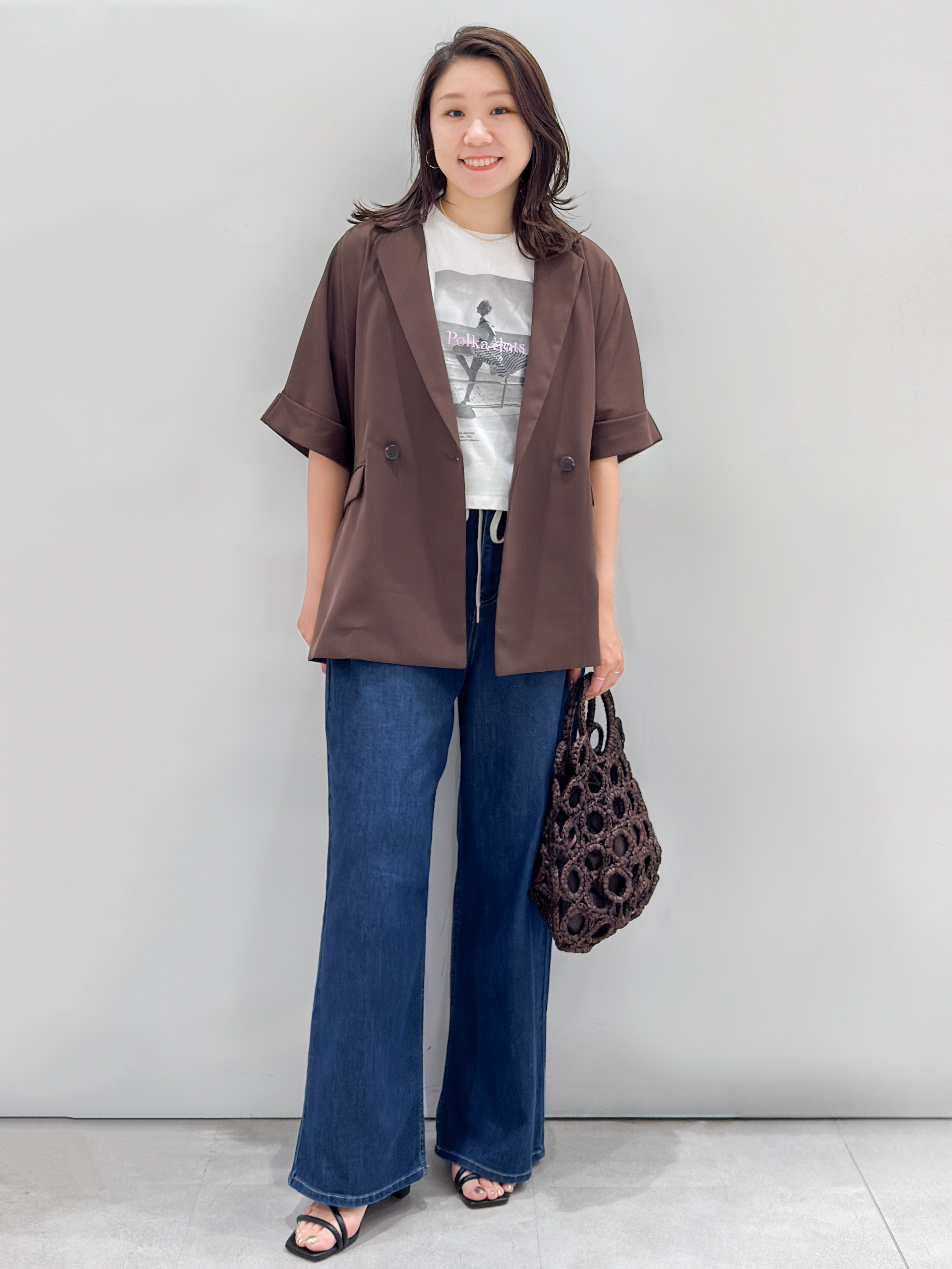 yuka.aさんの「OPAQUE.CLIP｜【LIFE PICTURE COLLECTION】アソートフォトTシャツ」を使ったコーディネート