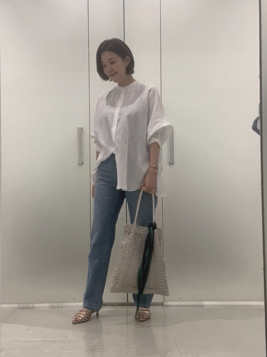 まどかさんの「UNTITLED｜【麻100】リネンドルマンシャツ」を使ったコーディネート