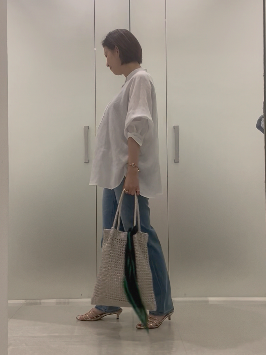 まどかさんの「UNTITLED｜【麻100】リネンドルマンシャツ」を使ったコーディネート