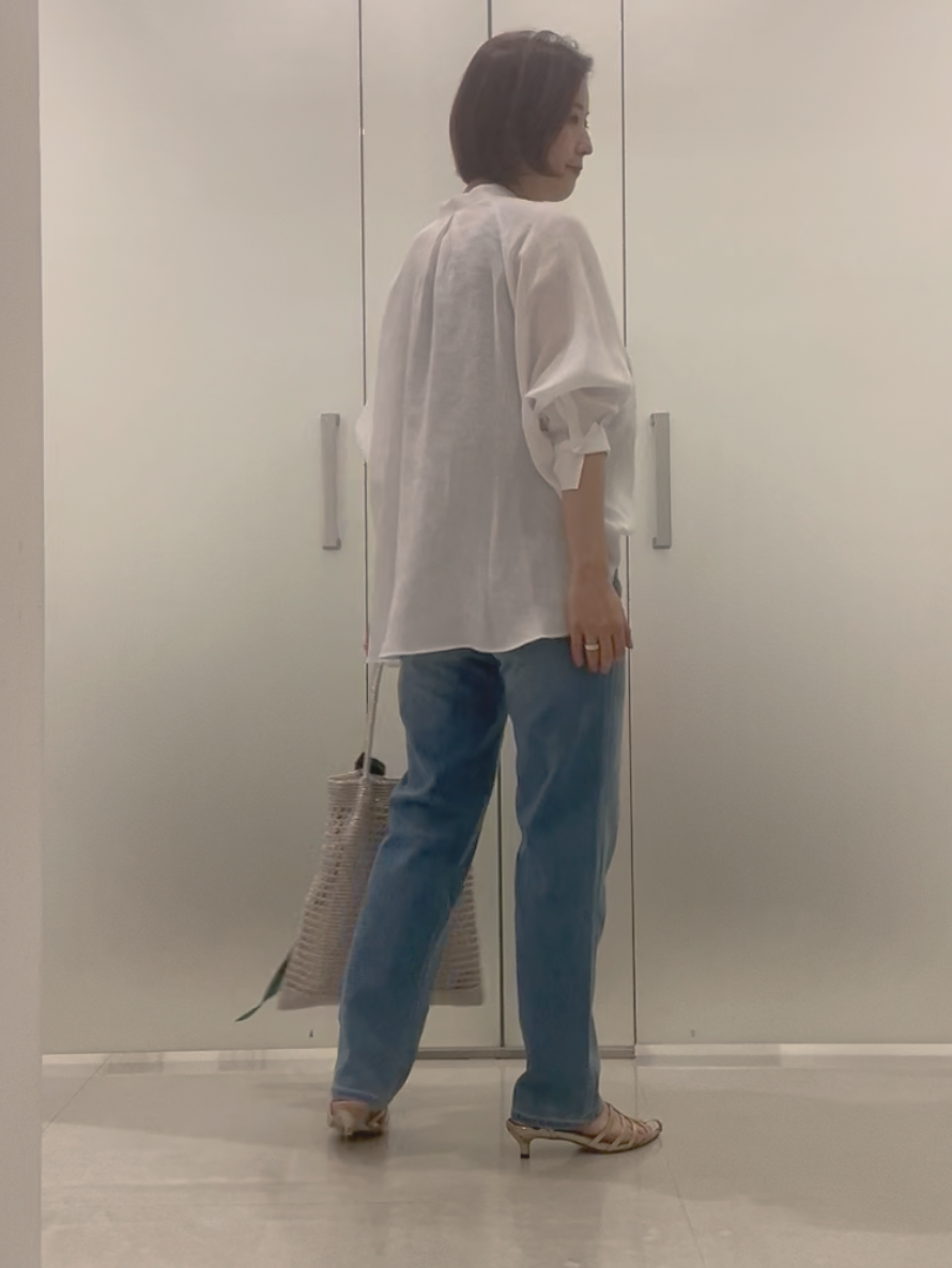 まどかさんの「UNTITLED｜【麻100】リネンドルマンシャツ」を使ったコーディネート