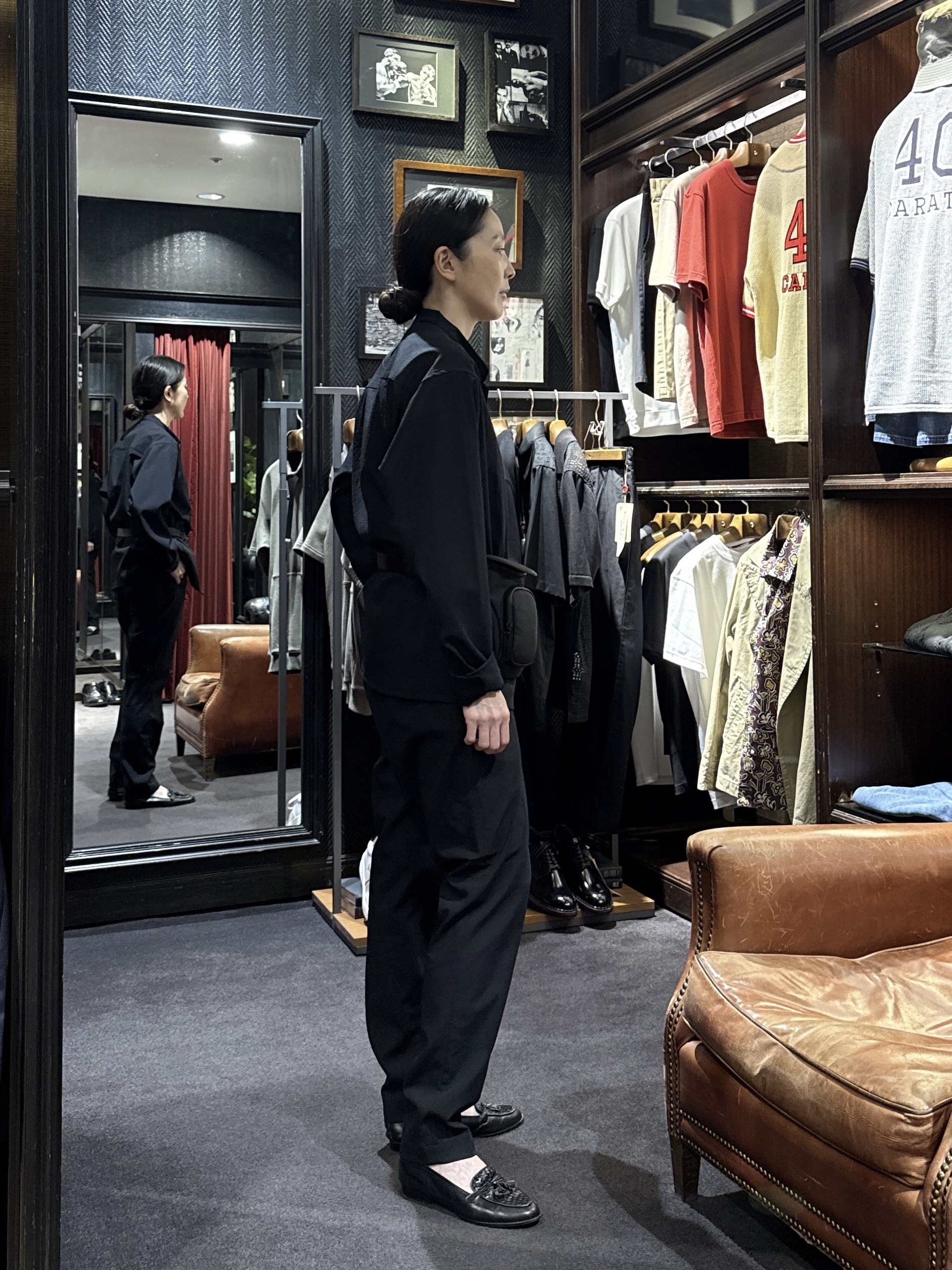 神野（jinno）さんの「TAKEO KIKUCHI｜【撥水・洗える・シワになりにくい】 リランチェ（R） シャツ」を使ったコーディネート